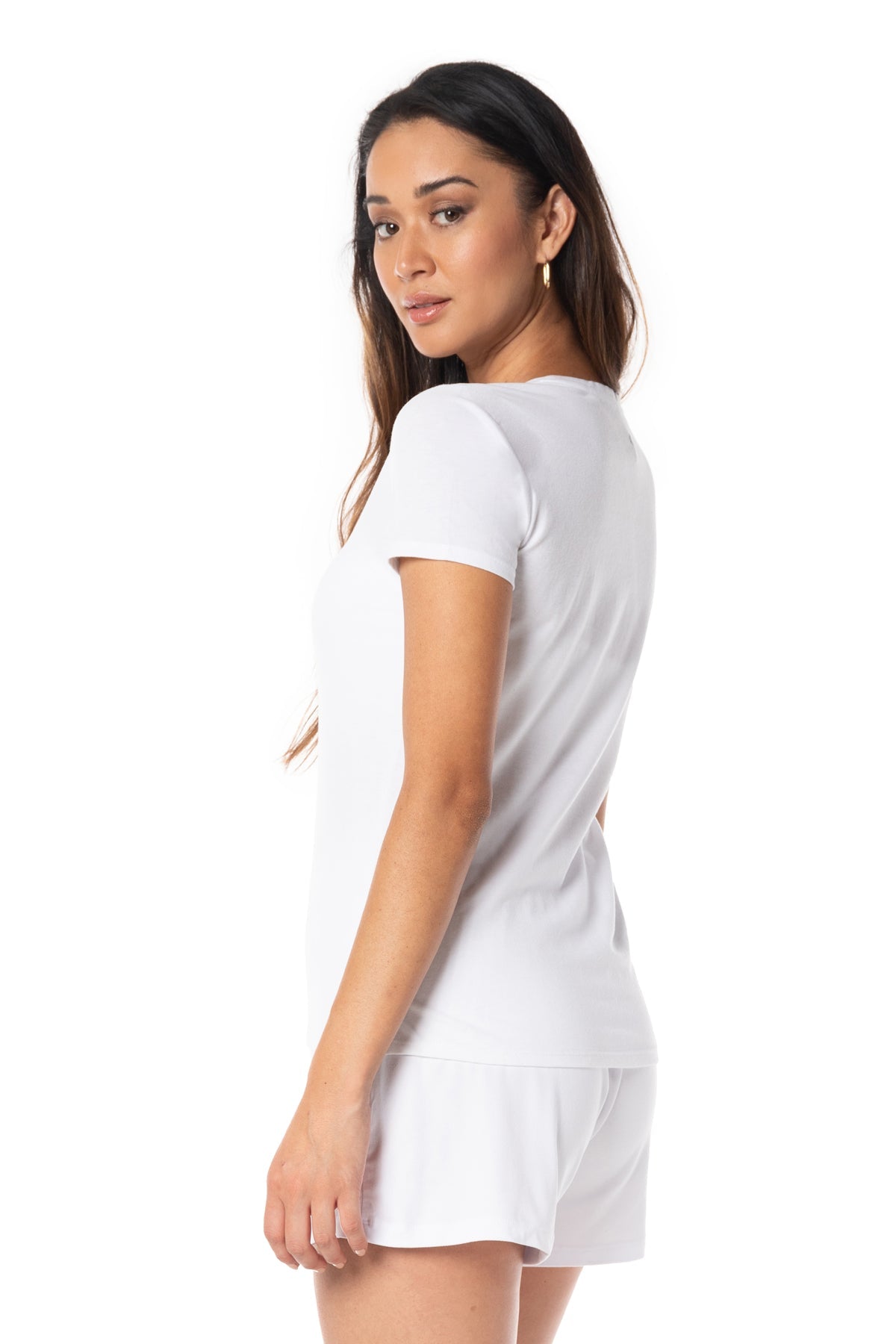 Free Spirit V-Neck Short Sleeve Top