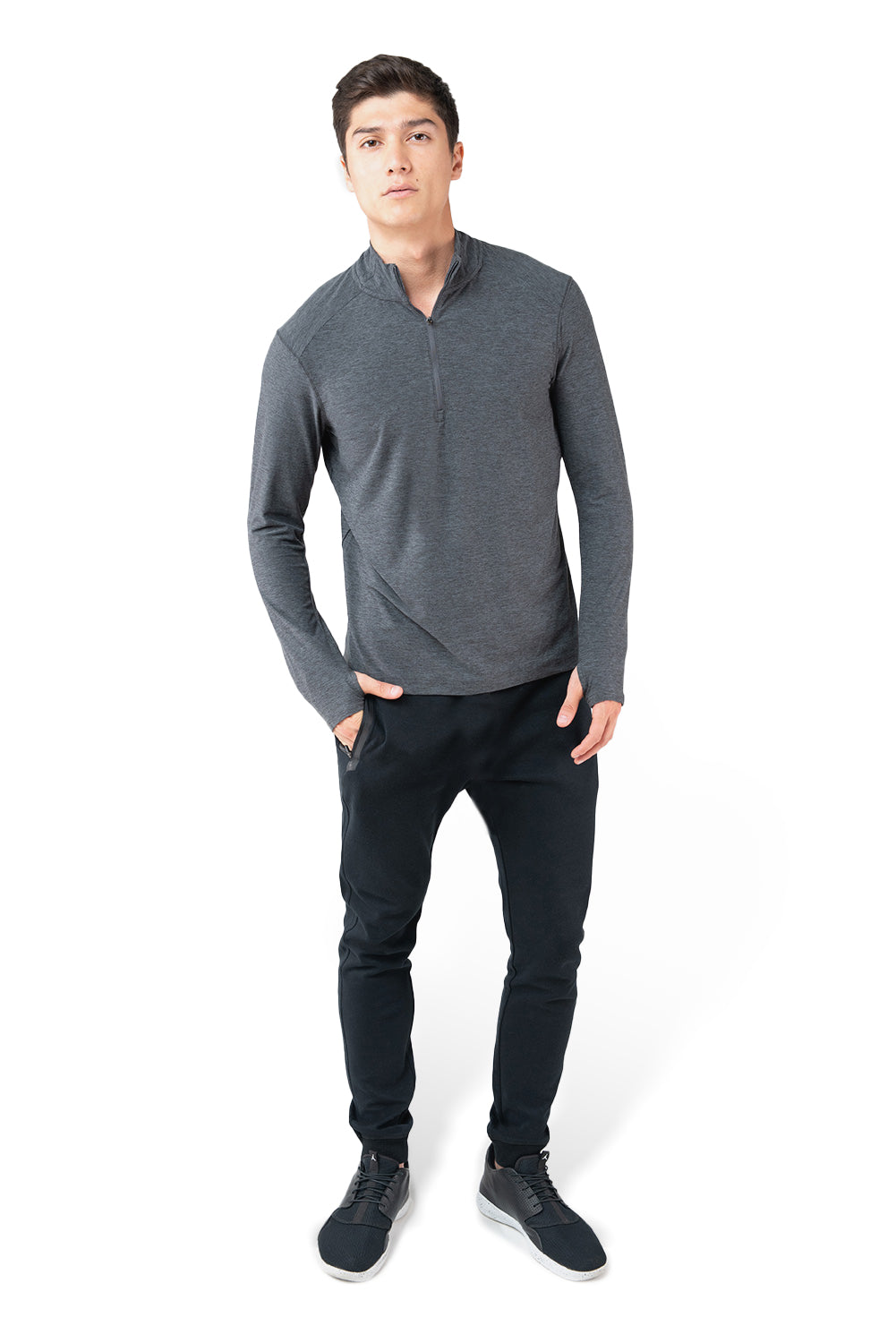 Day-To-Day Long Sleeve Top With Zip