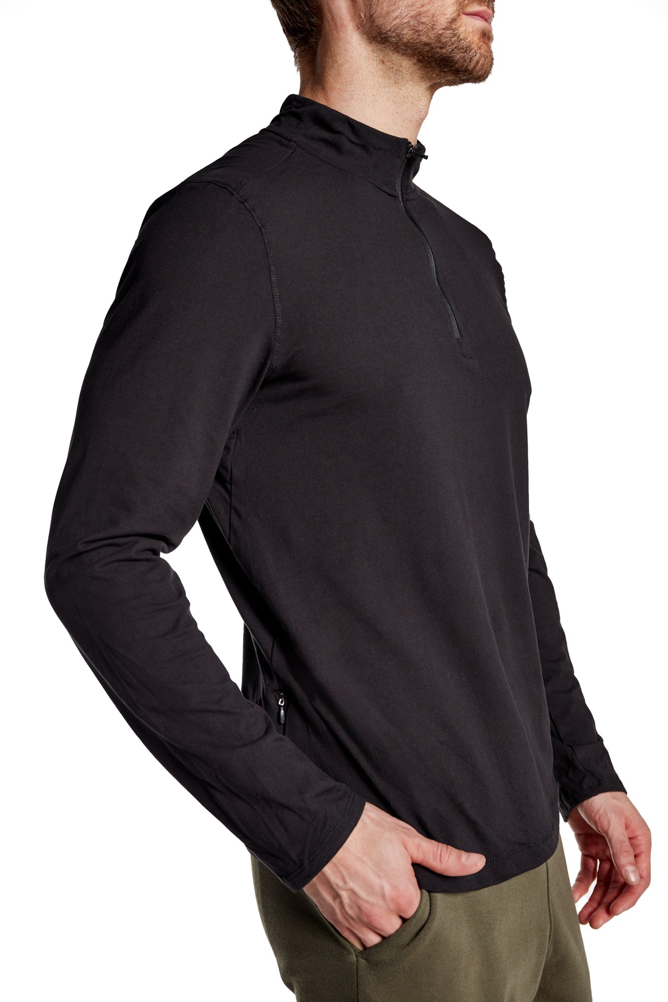 Day-To-Day Long Sleeve Top With Zip