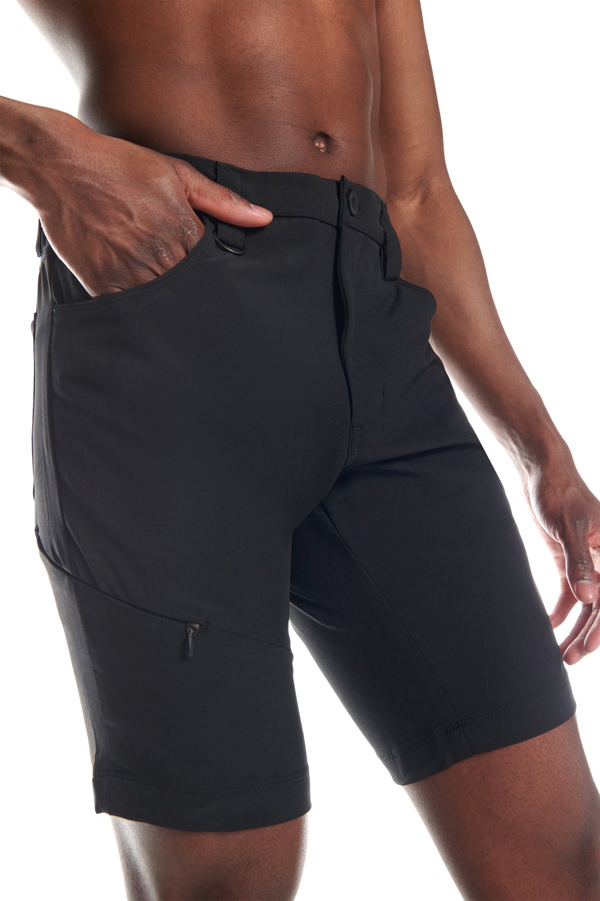 4-Way Woven Pant with Coin Pocket at Waistband Seam