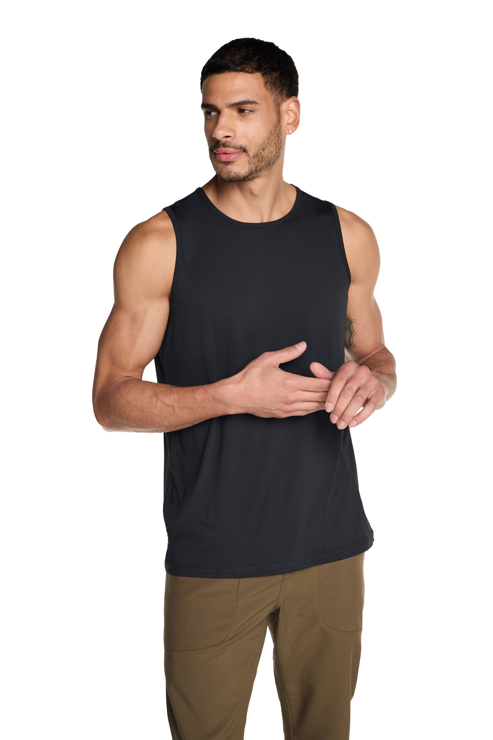 FlexFit Jersey Sleeveless Top