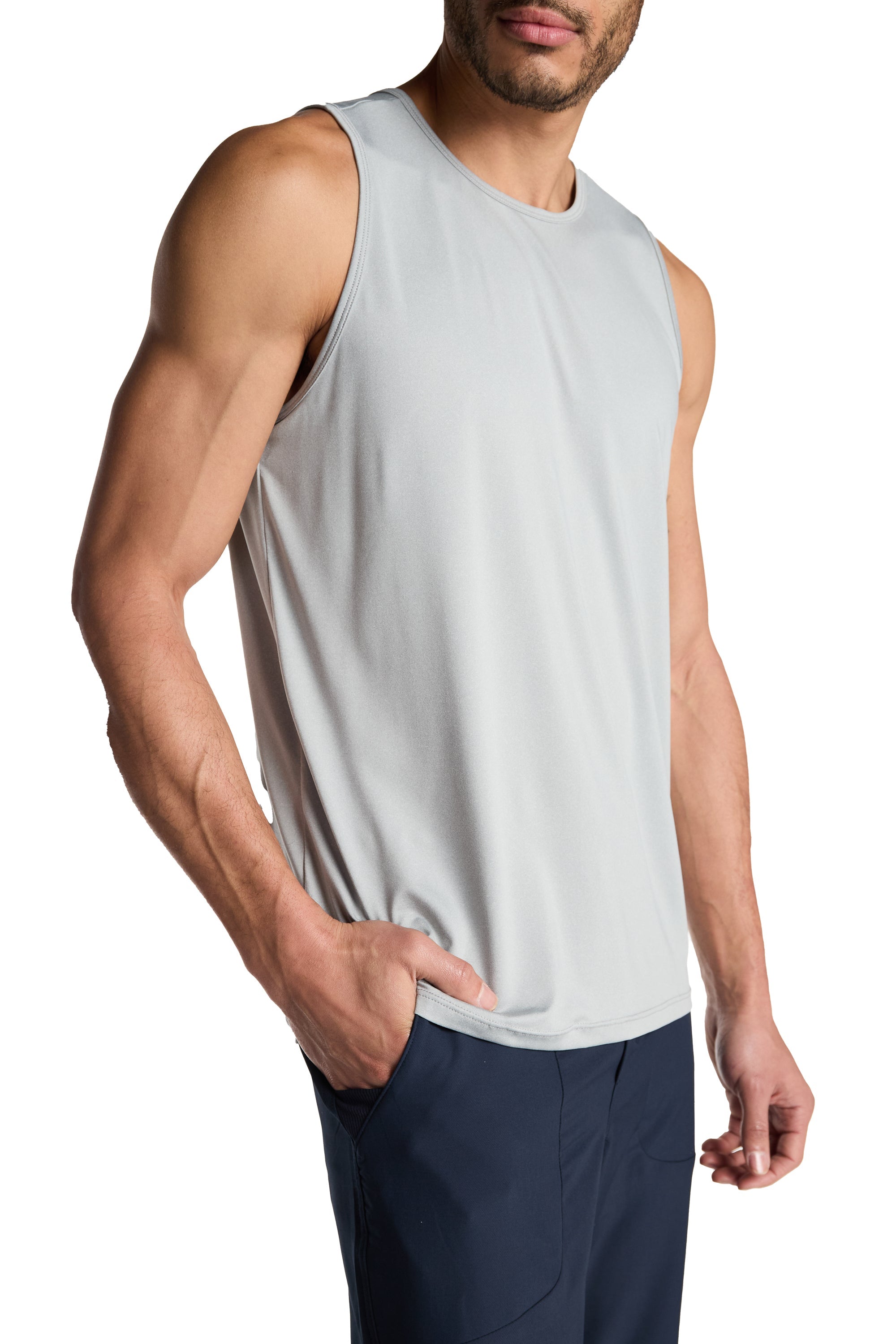 FlexFit Jersey Sleeveless Top