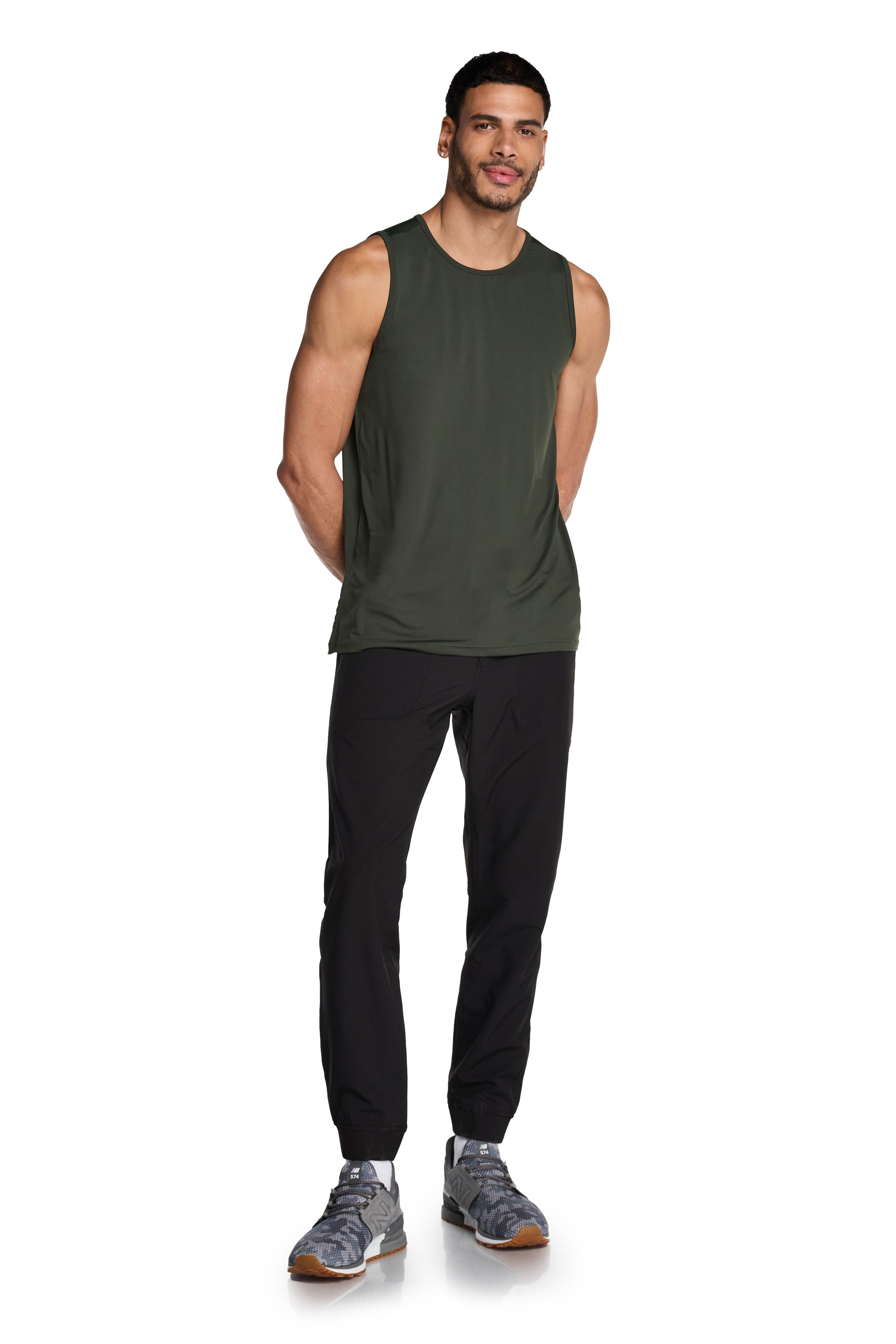 FlexFit Jersey Sleeveless Top