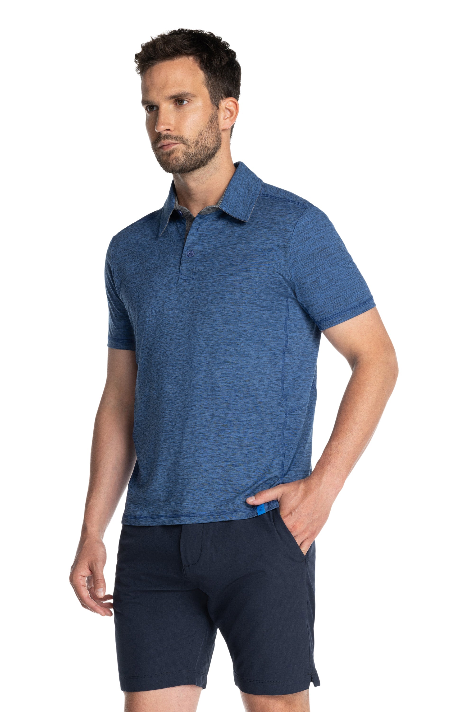 Brookside Contrast Collar Polo