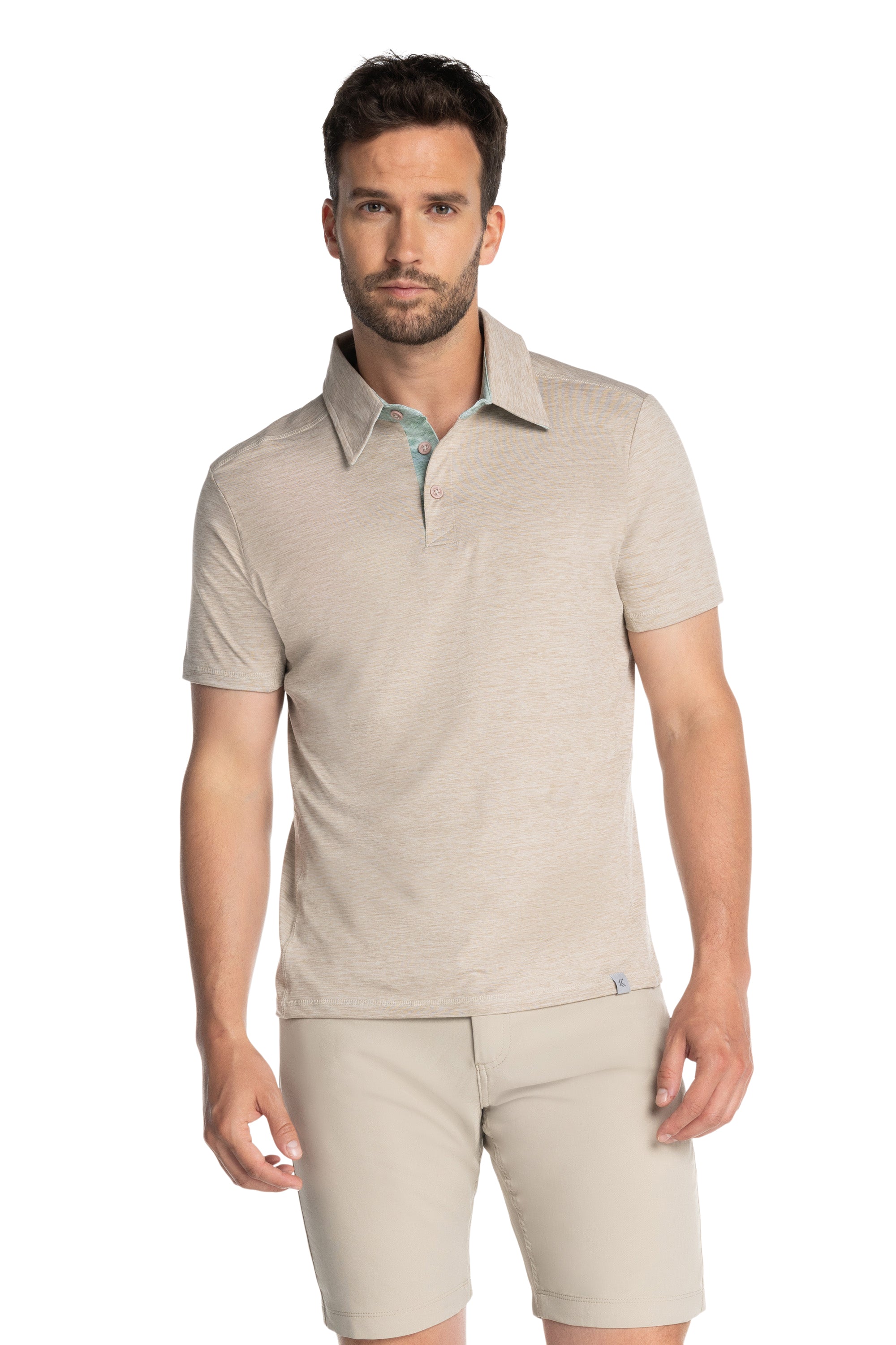 Brookside Contrast Collar Polo