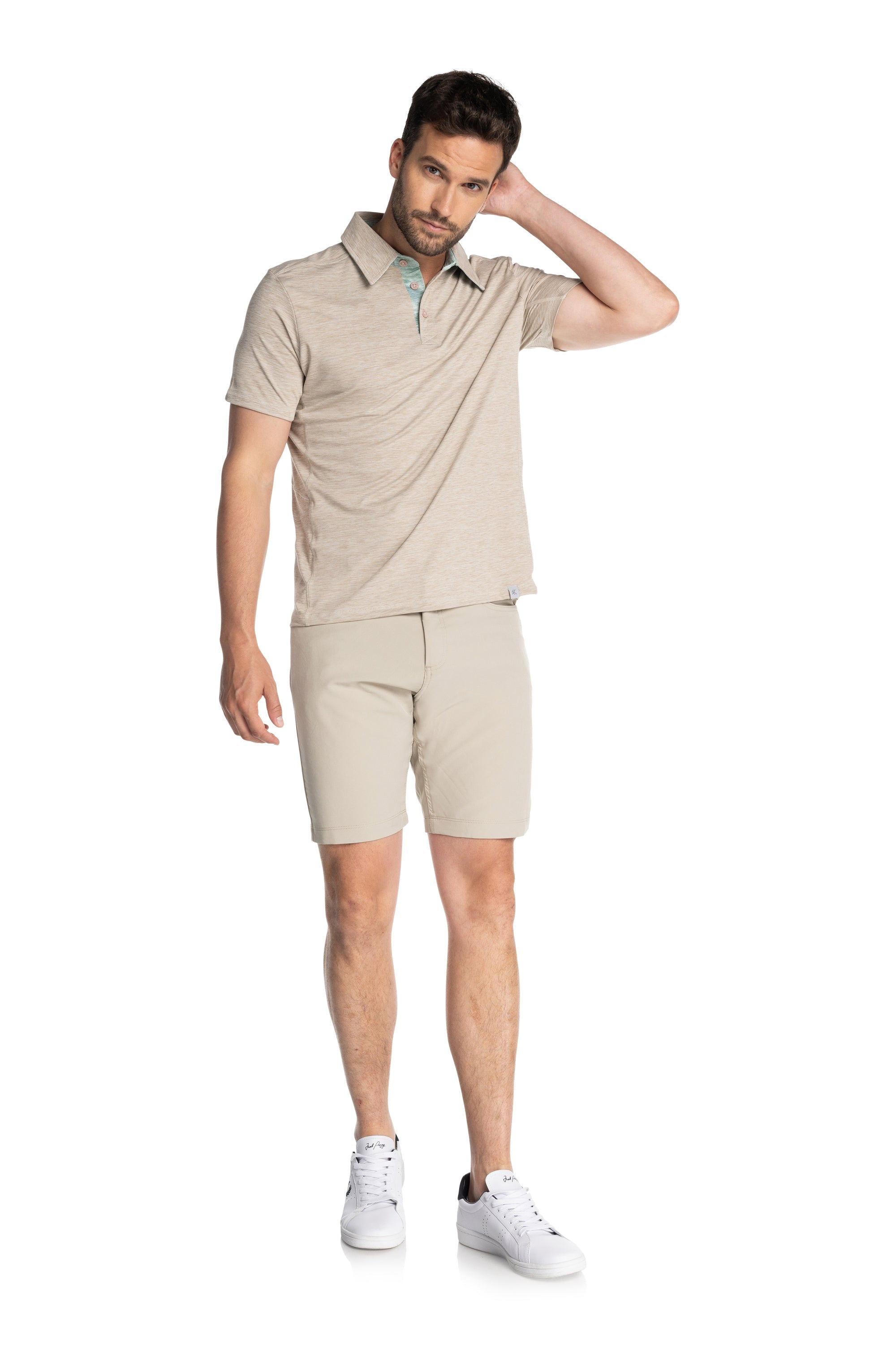 Brookside Contrast Collar Polo