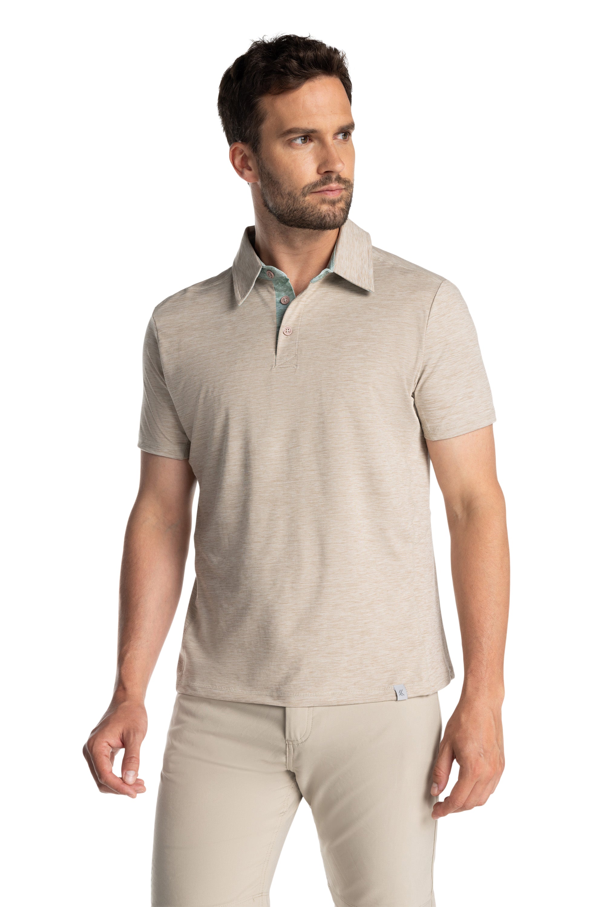 Brookside Contrast Collar Polo