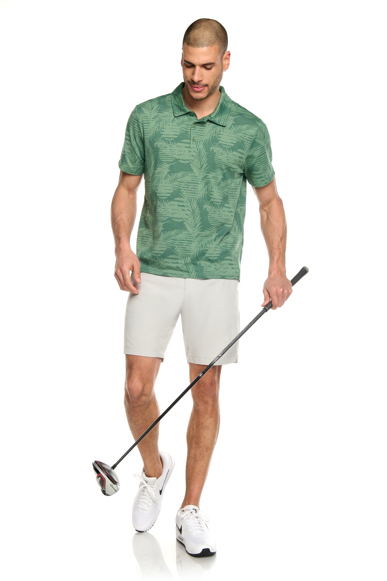 Time Out Printed Golf Polo