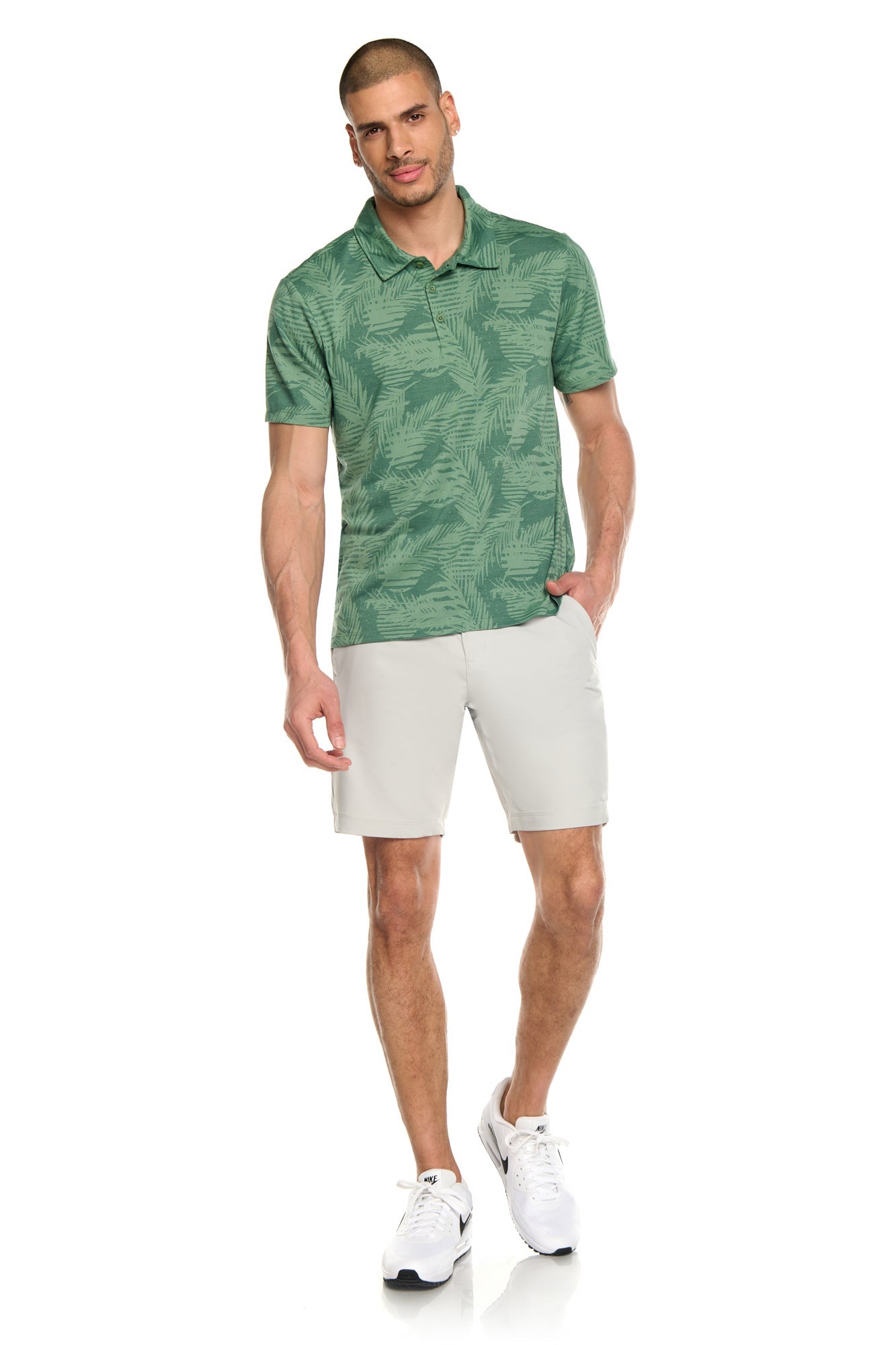 Time Out Printed Golf Polo