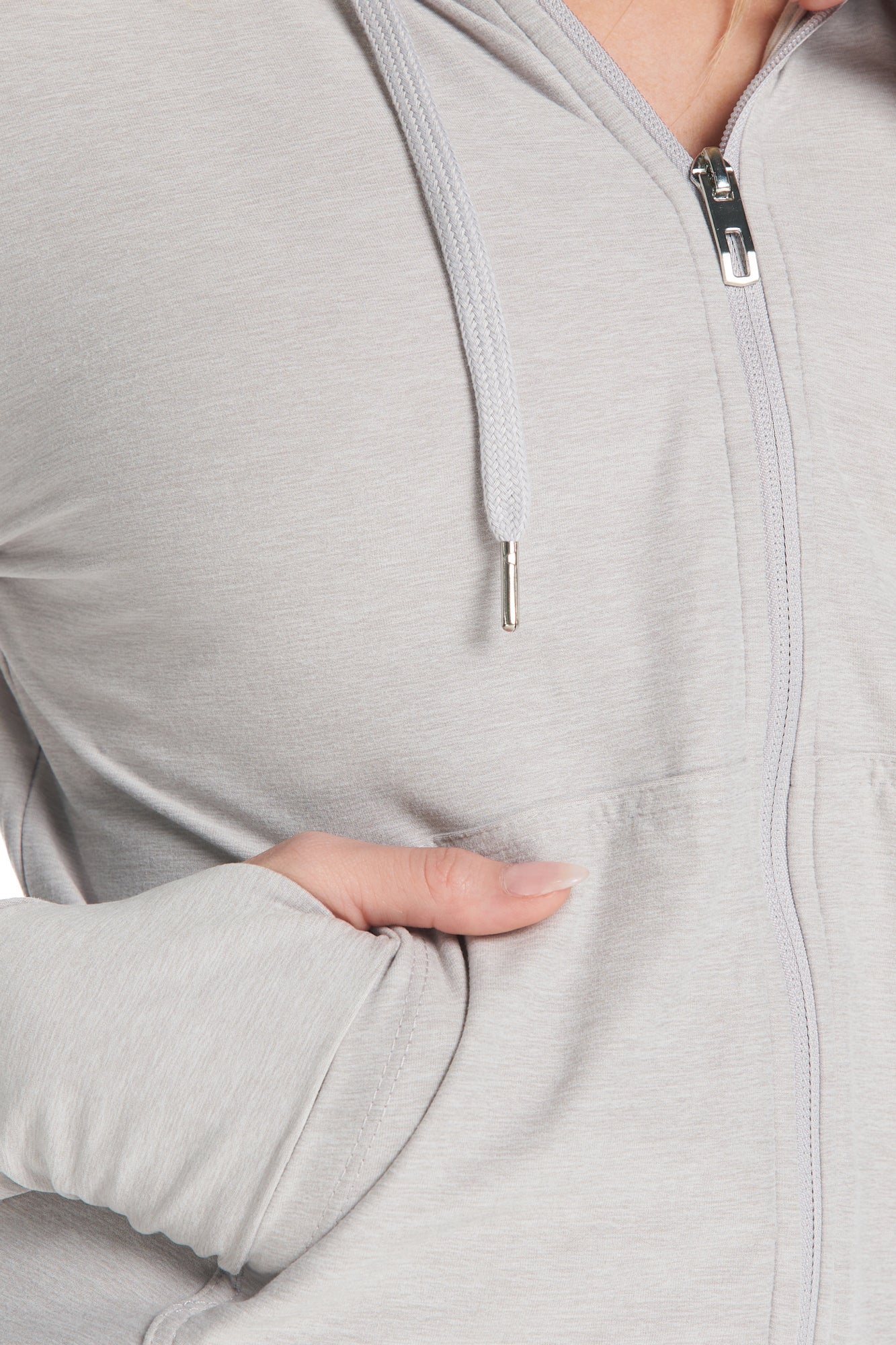 Sweat à capuche zippé léger Day-To-Day