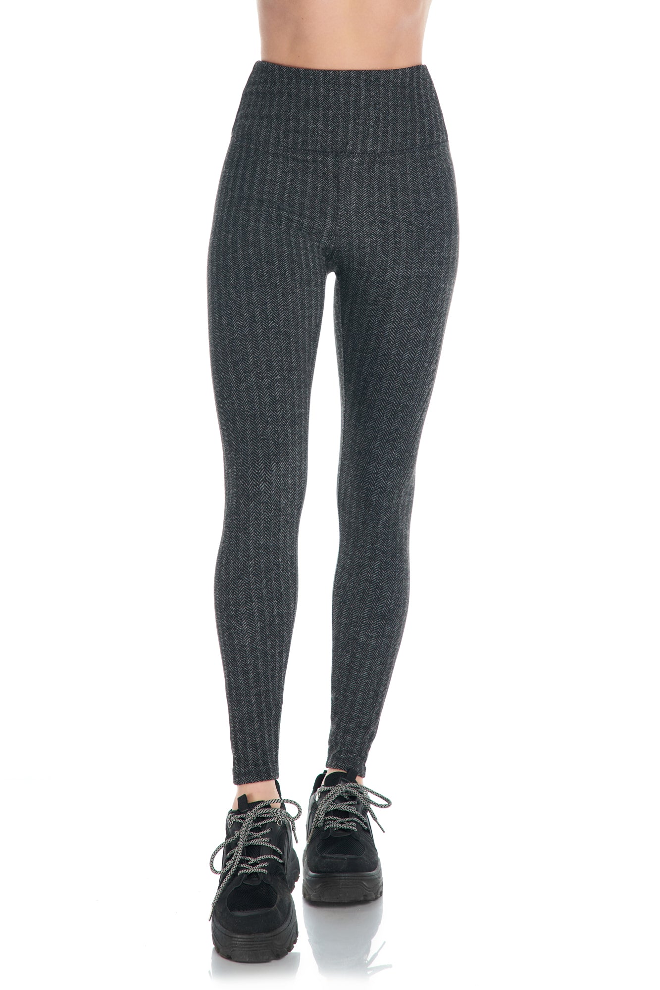 Seamless Herringbone Jacquard Warm Legging