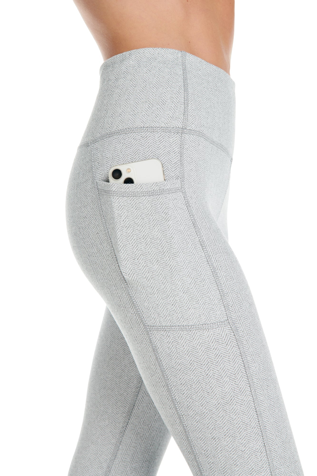 Run Herringbone Jacquard Warm Legging