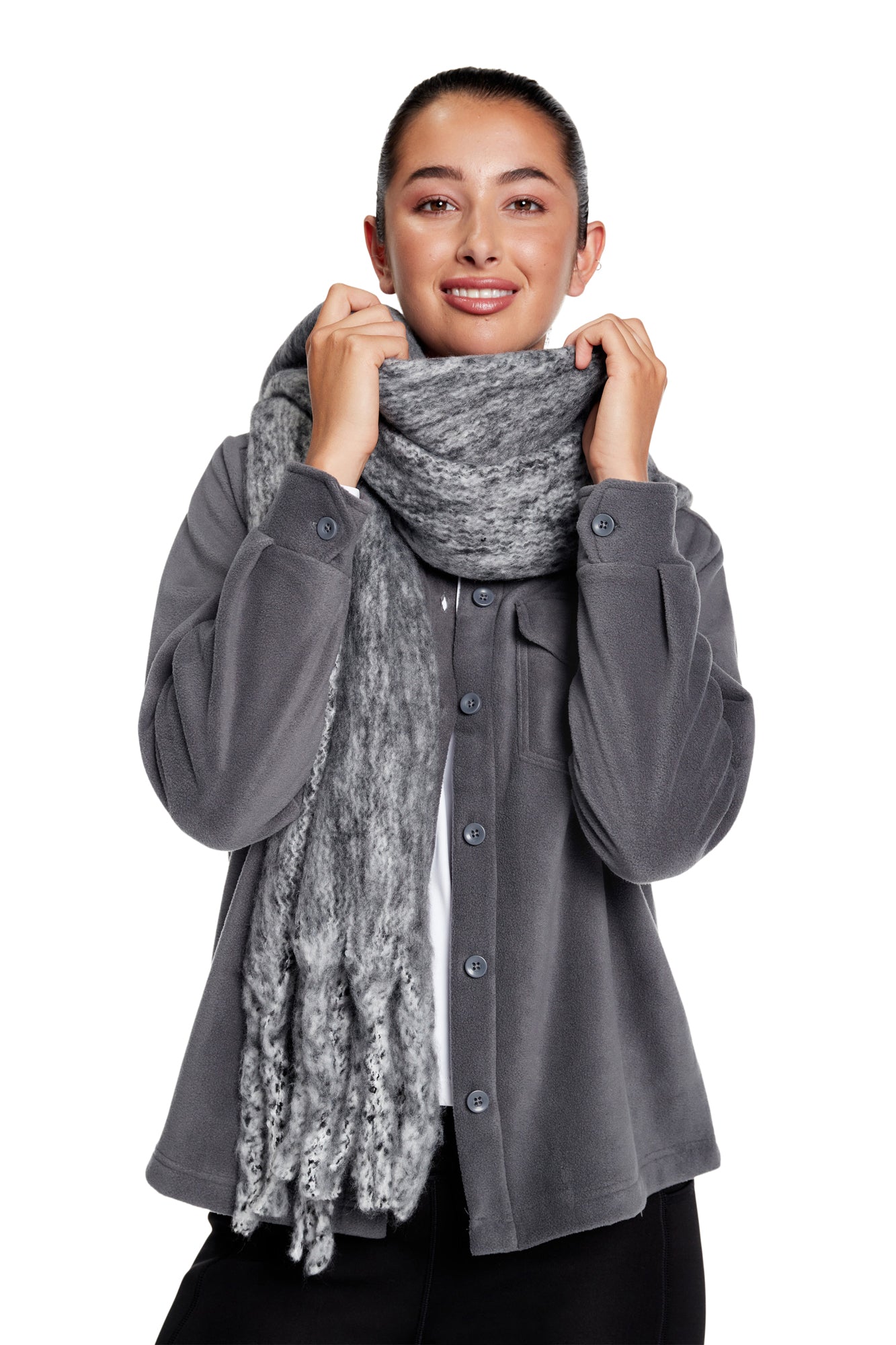 Jasper Polar Plush Fleece Shacket