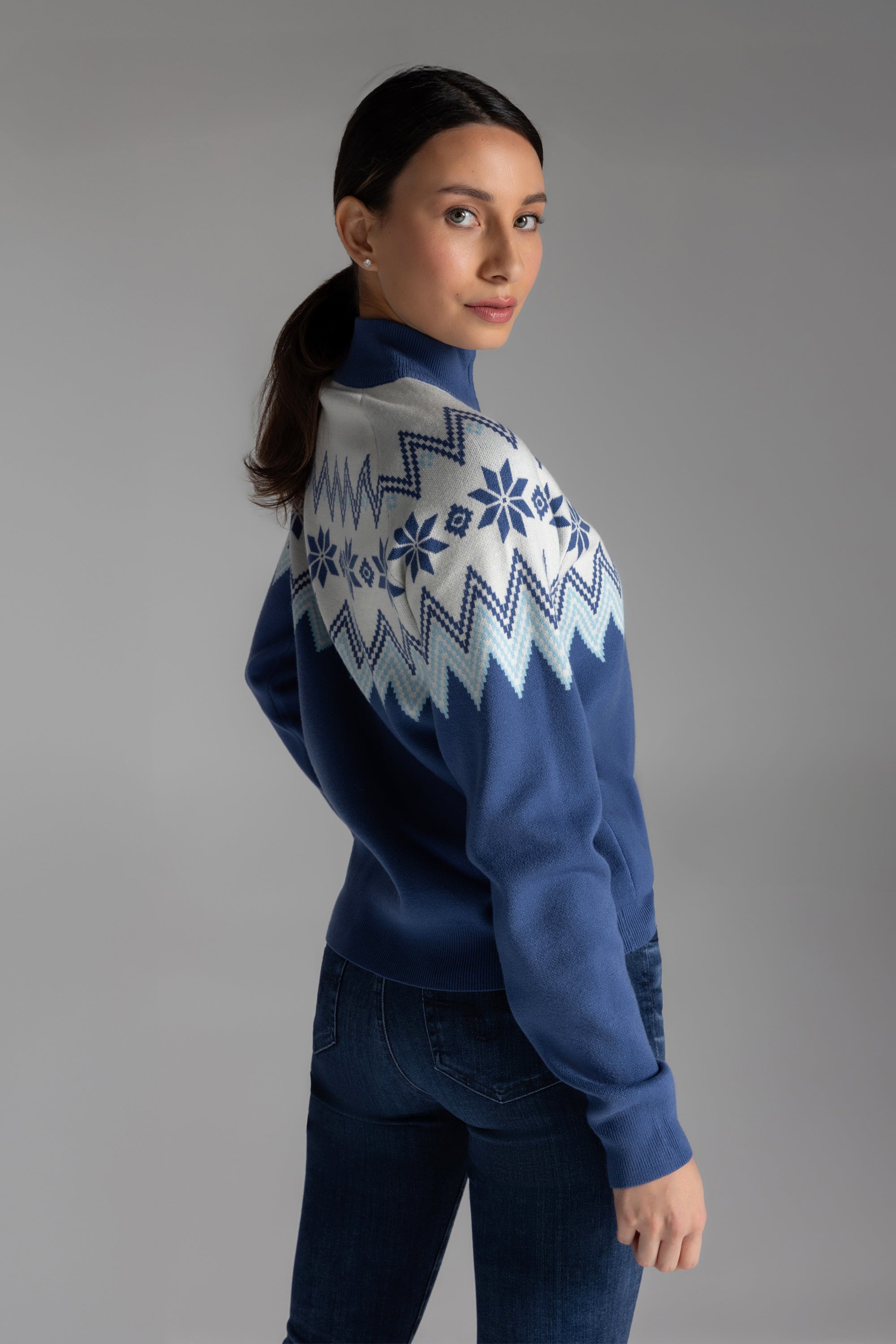 SnowCuddle Apres-Ski Mock Sweater