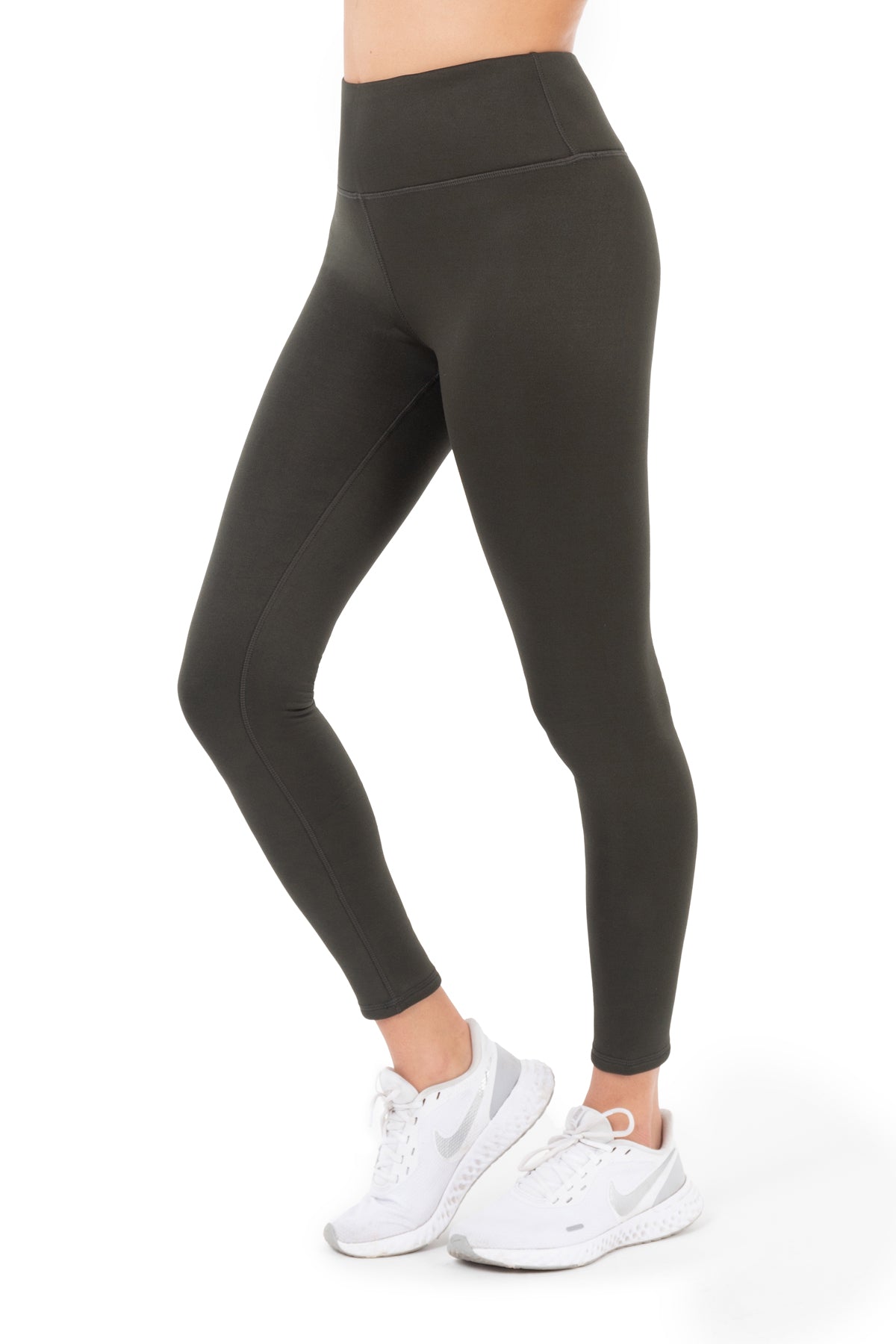 Stretch Fleece-Lined High Waist Leggings
