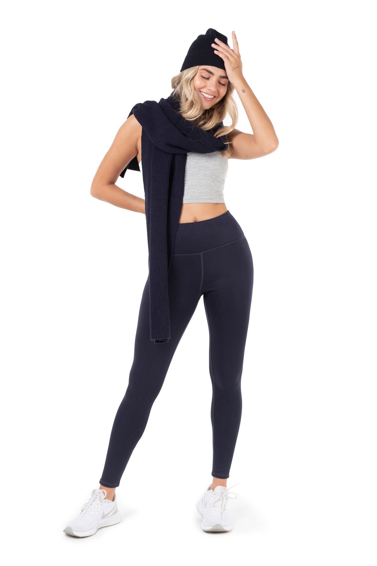 Stretch Fleece-Lined High Waist Leggings