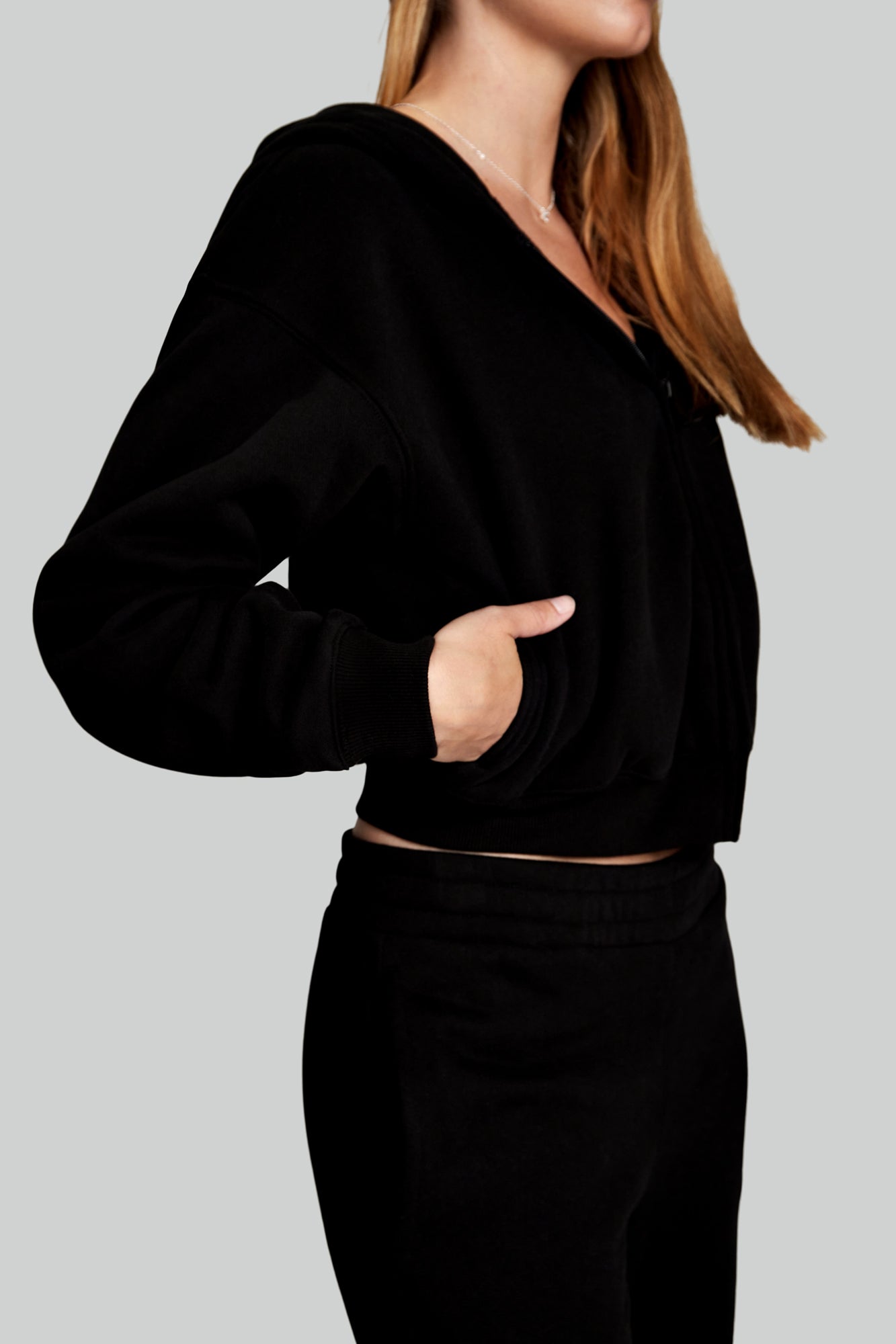 Sweat à capuche zippé Cozy Luxe