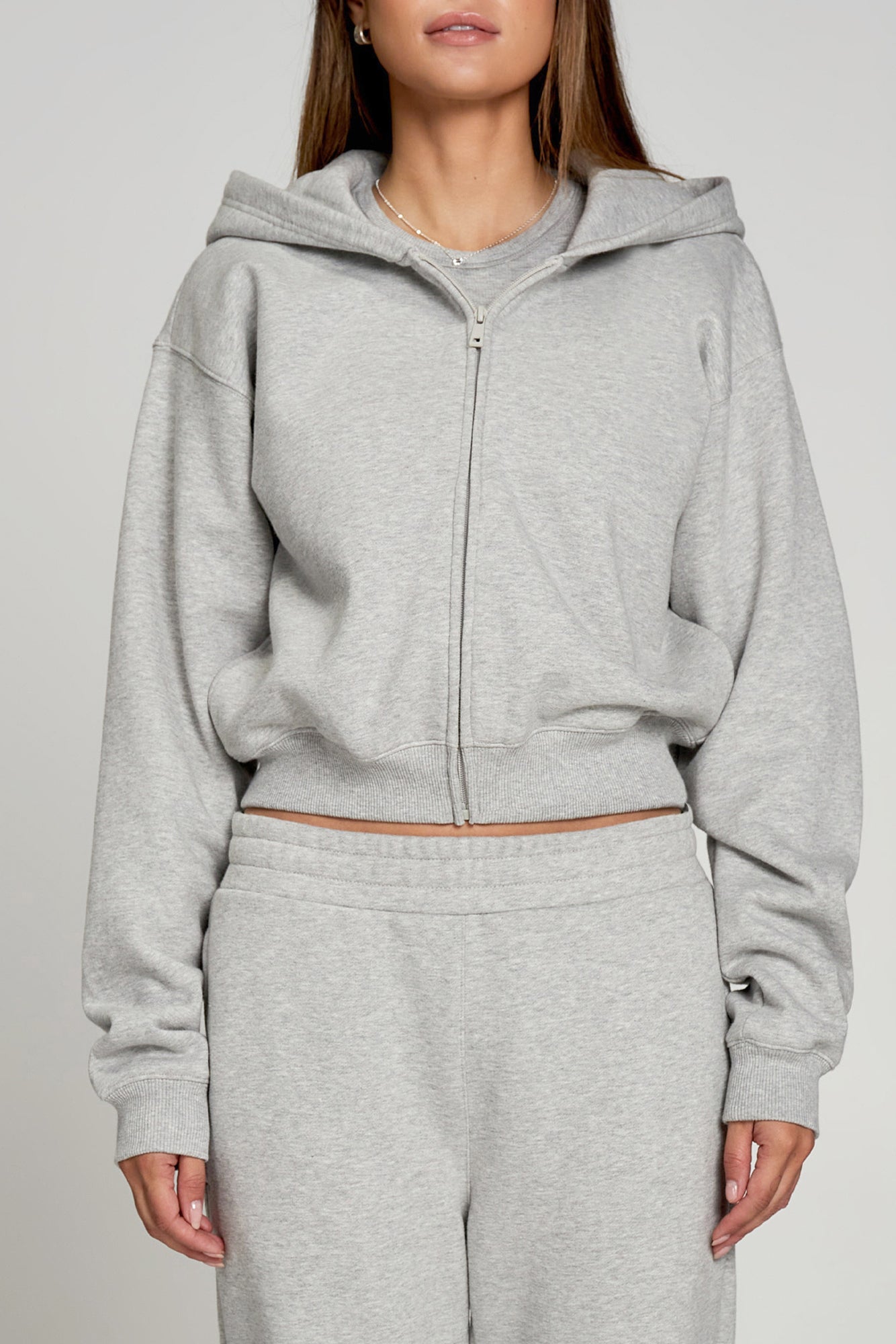 Sweat à capuche zippé Cozy Luxe