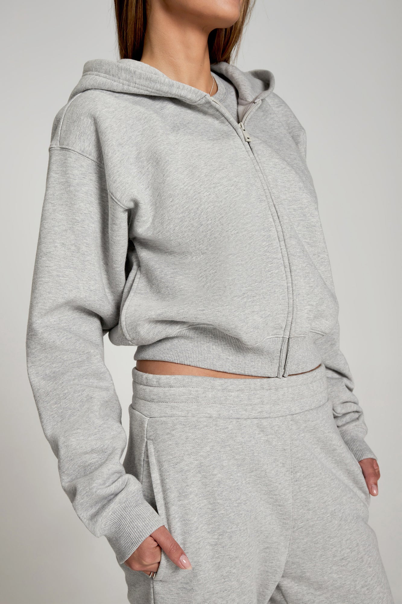 Sweat à capuche zippé Cozy Luxe