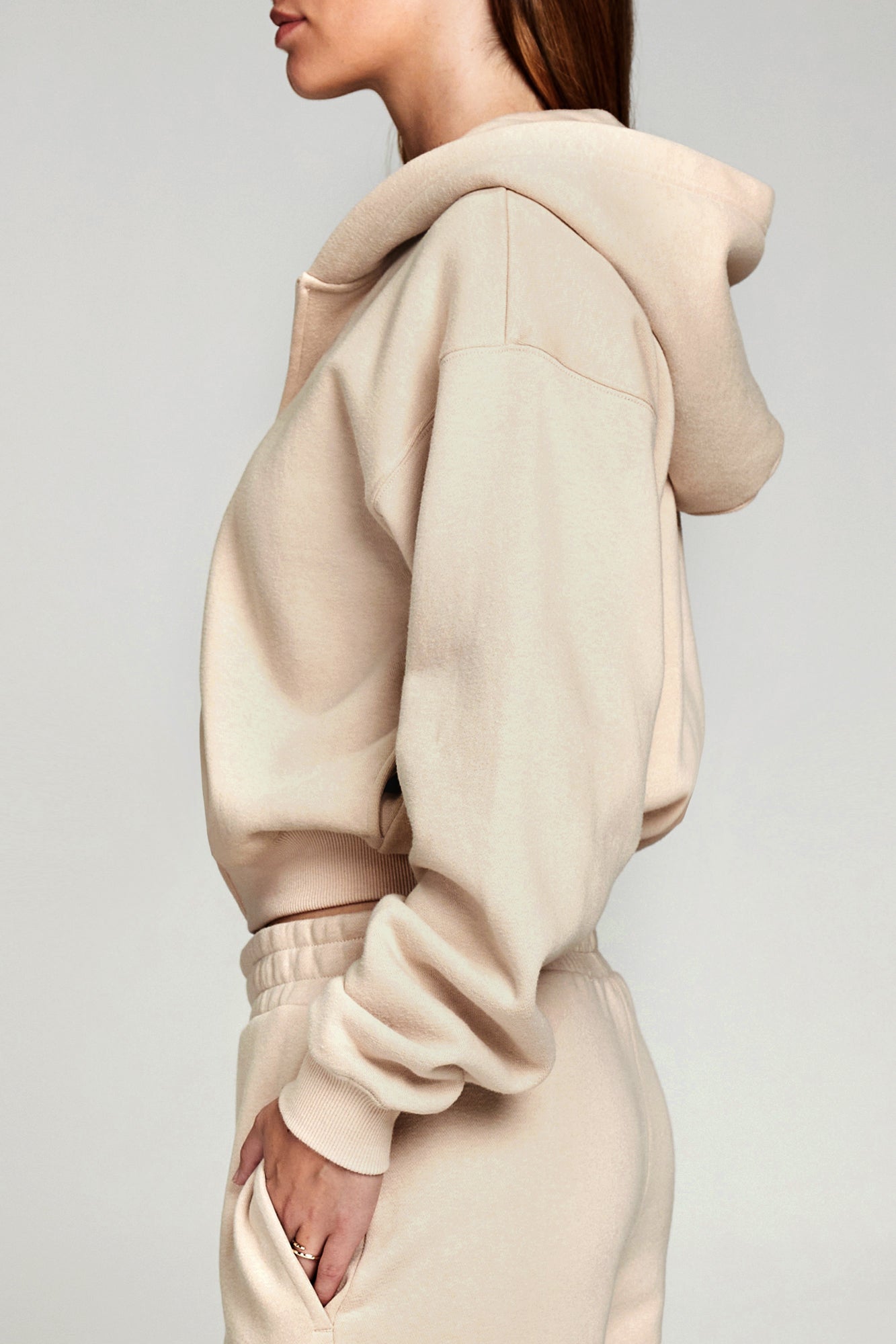 Sweat à capuche zippé Cozy Luxe