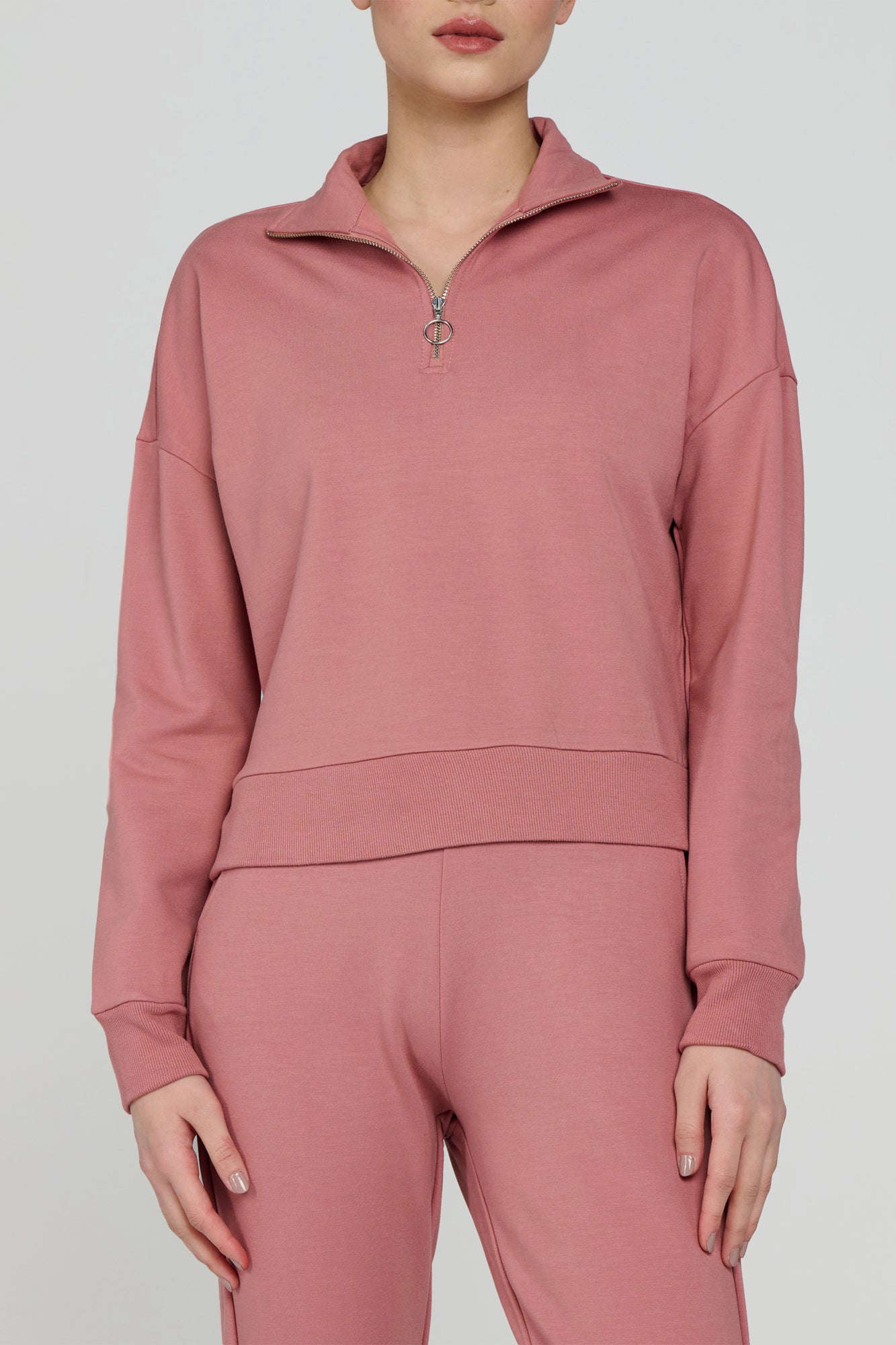 Pull à fermeture éclair 1/4