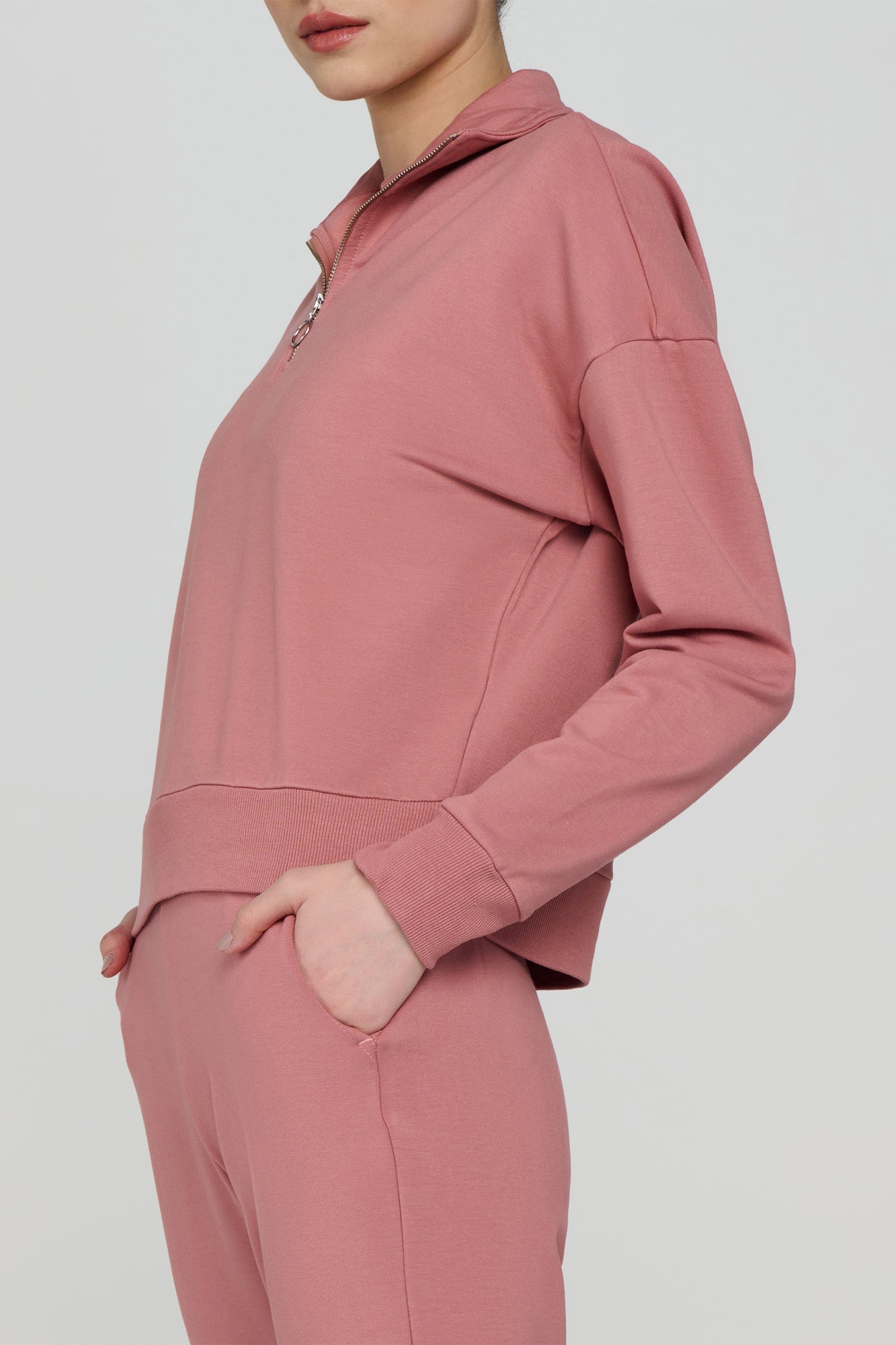 Pull à fermeture éclair 1/4