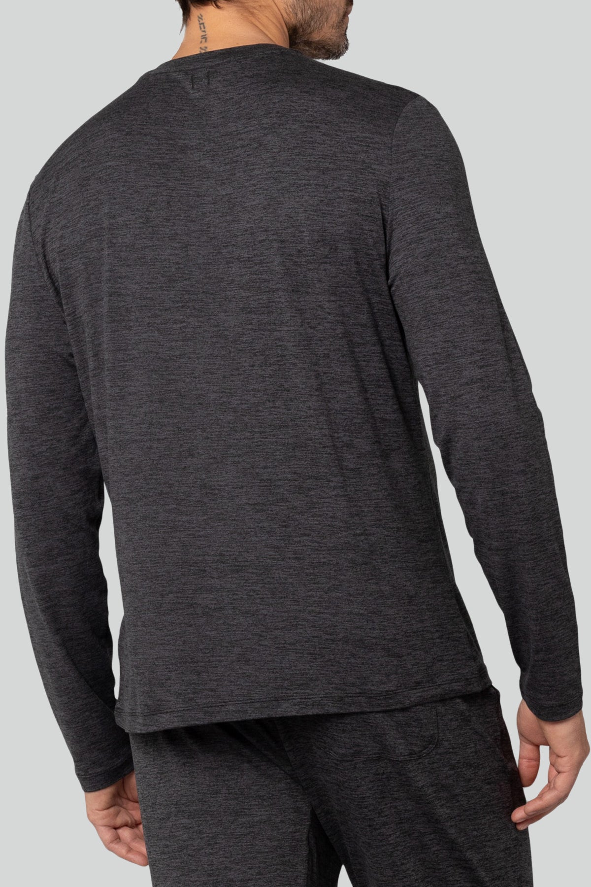 Men's Long Sleeve Henley T-Shirt