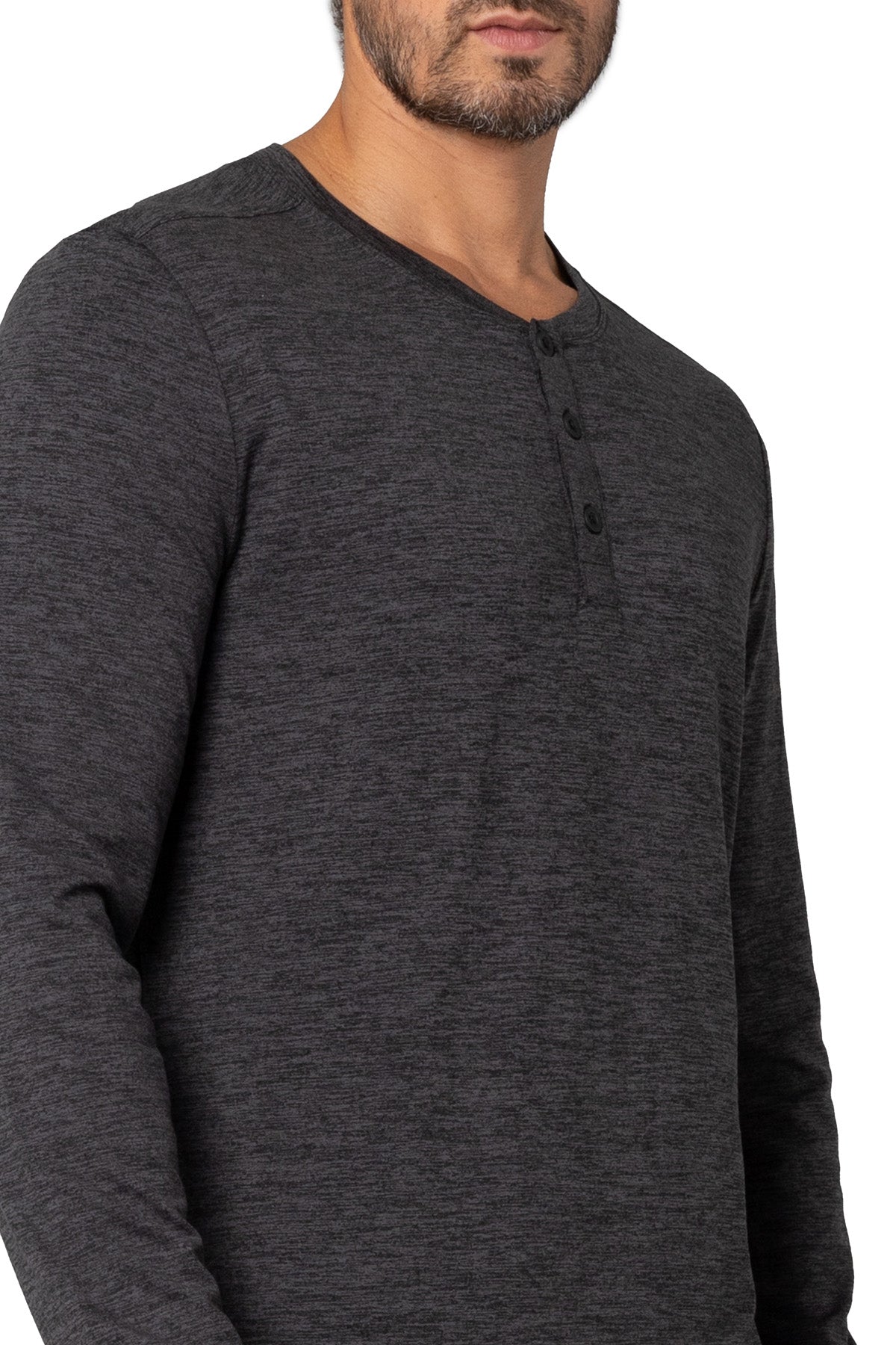 Men's Long Sleeve Henley T-Shirt