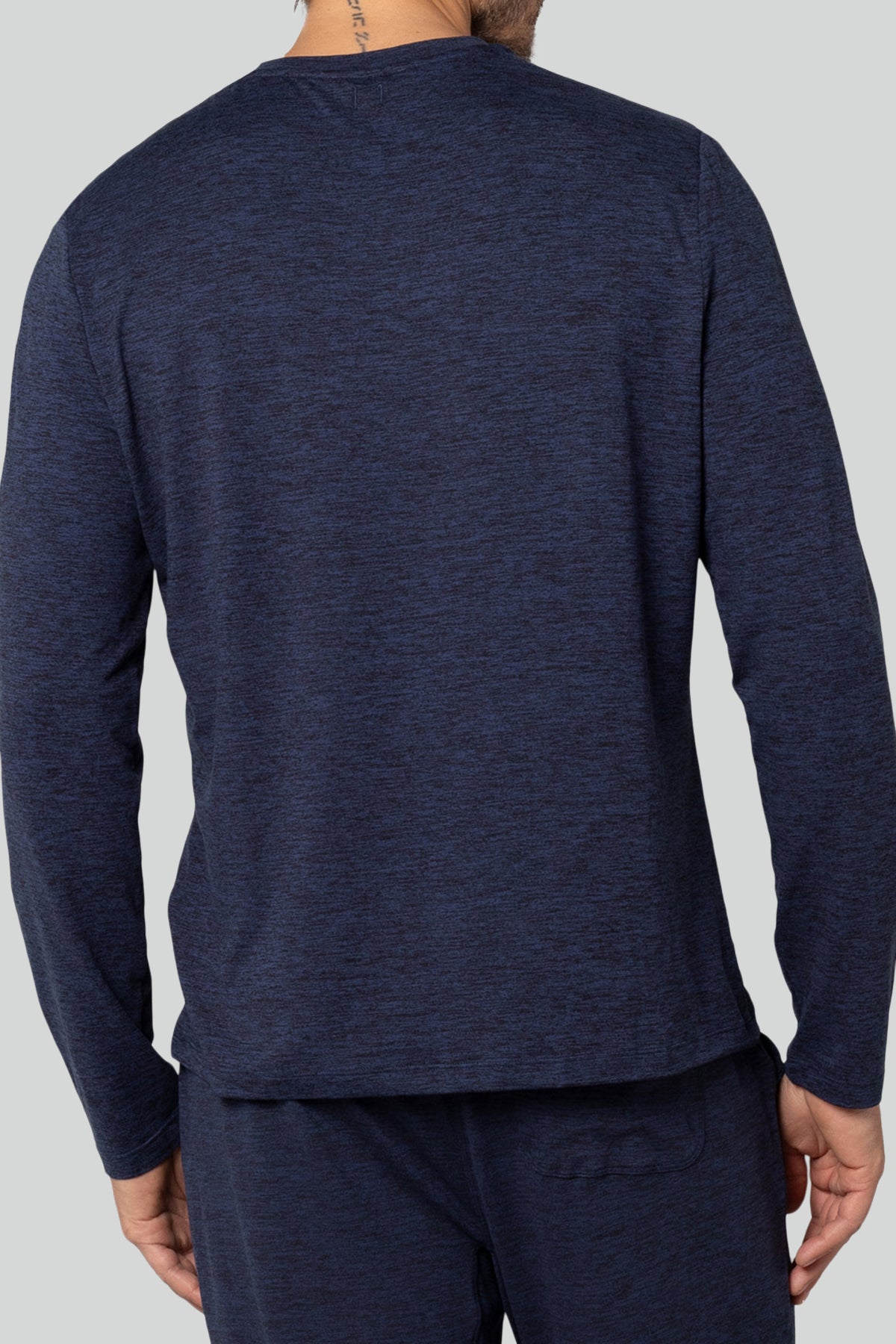 Men's Long Sleeve Henley T-Shirt