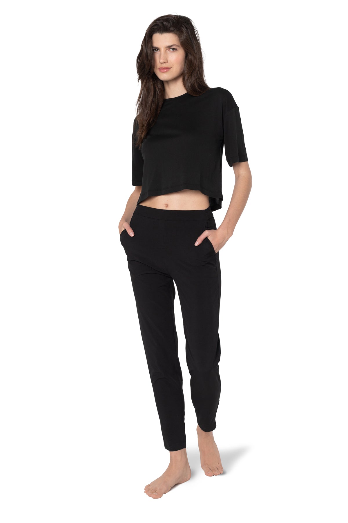 Pantalon cheville taille mi-haute Autumn