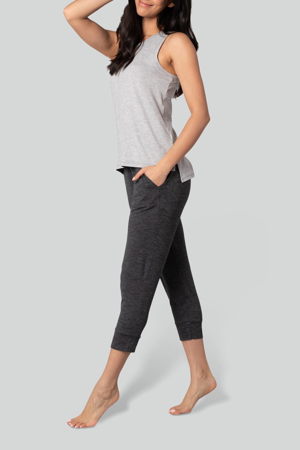 Jogging à enfiler en tricot