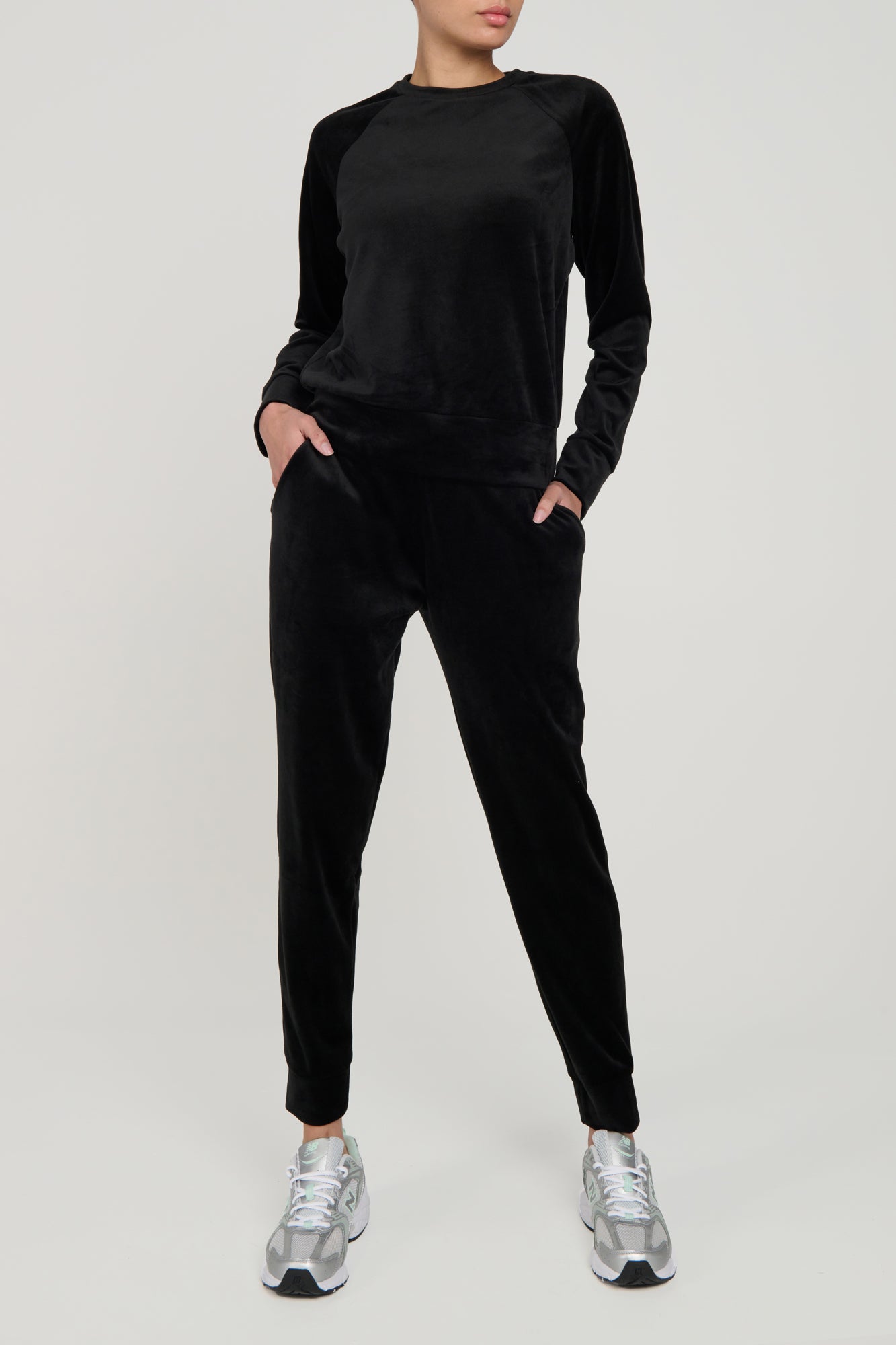 Pantalon de jogging en velours de luxe