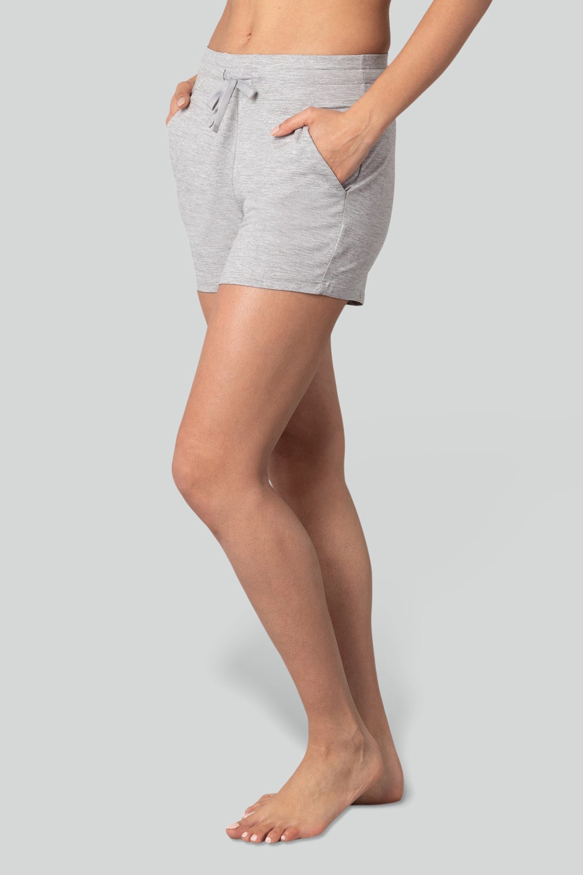 Short en tricot à enfiler avec cordon de serrage