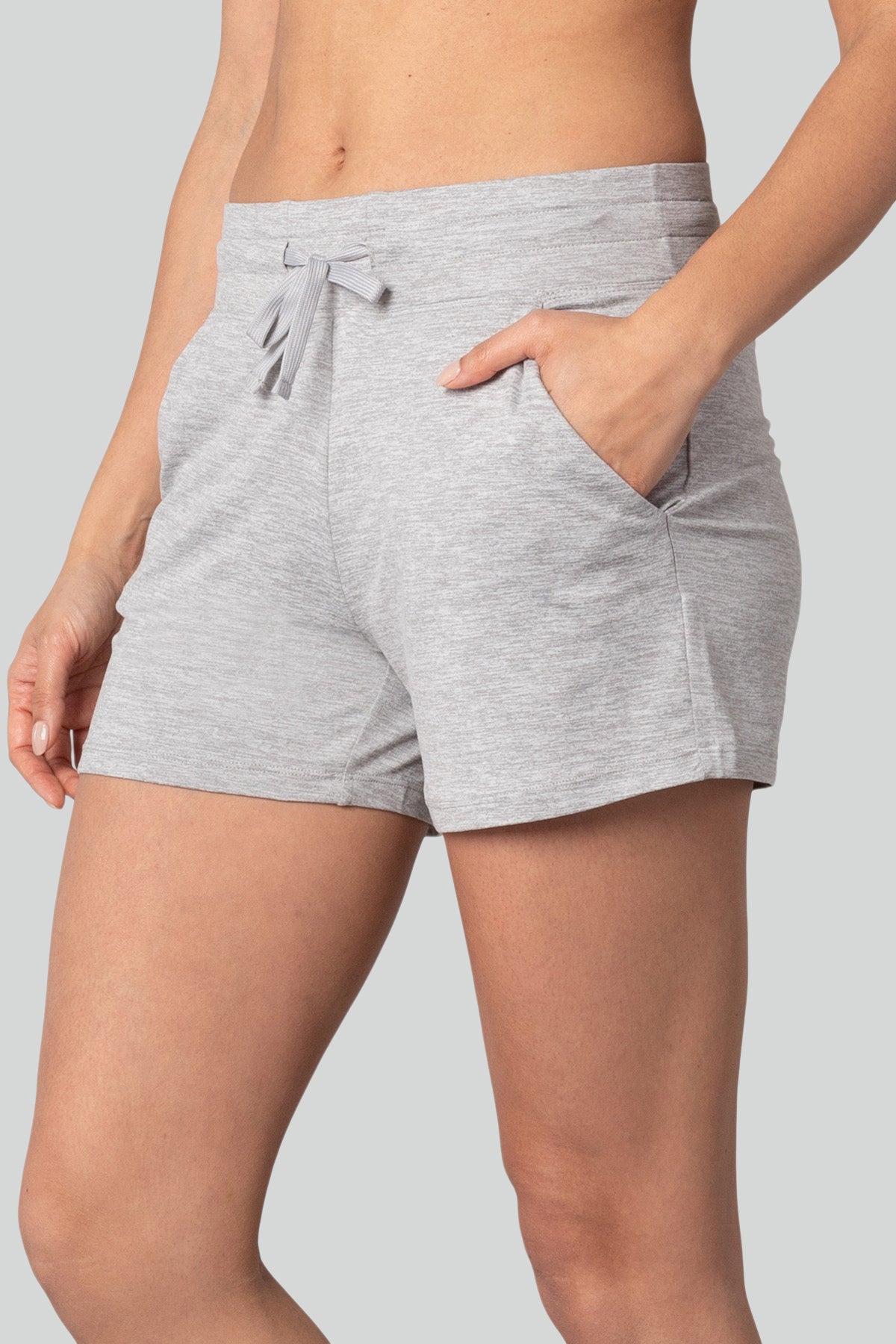Short en tricot à enfiler avec cordon de serrage