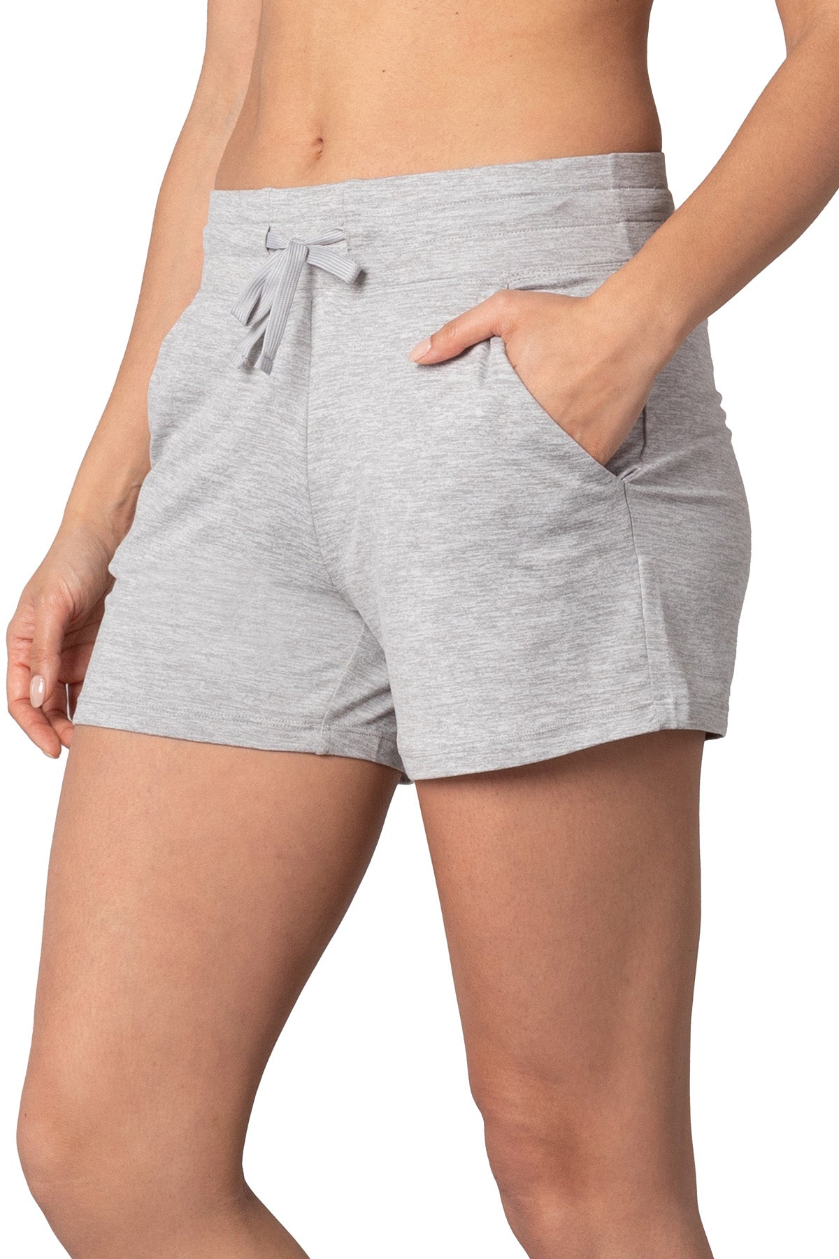 Short en tricot à enfiler avec cordon de serrage
