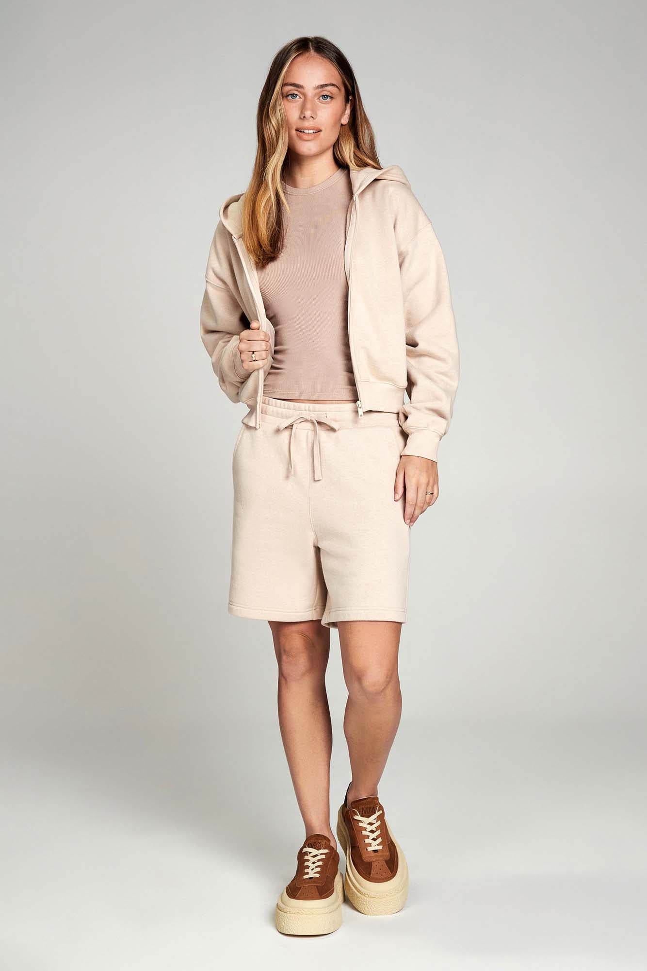 Cozy Luxe Boyfriend Shorts