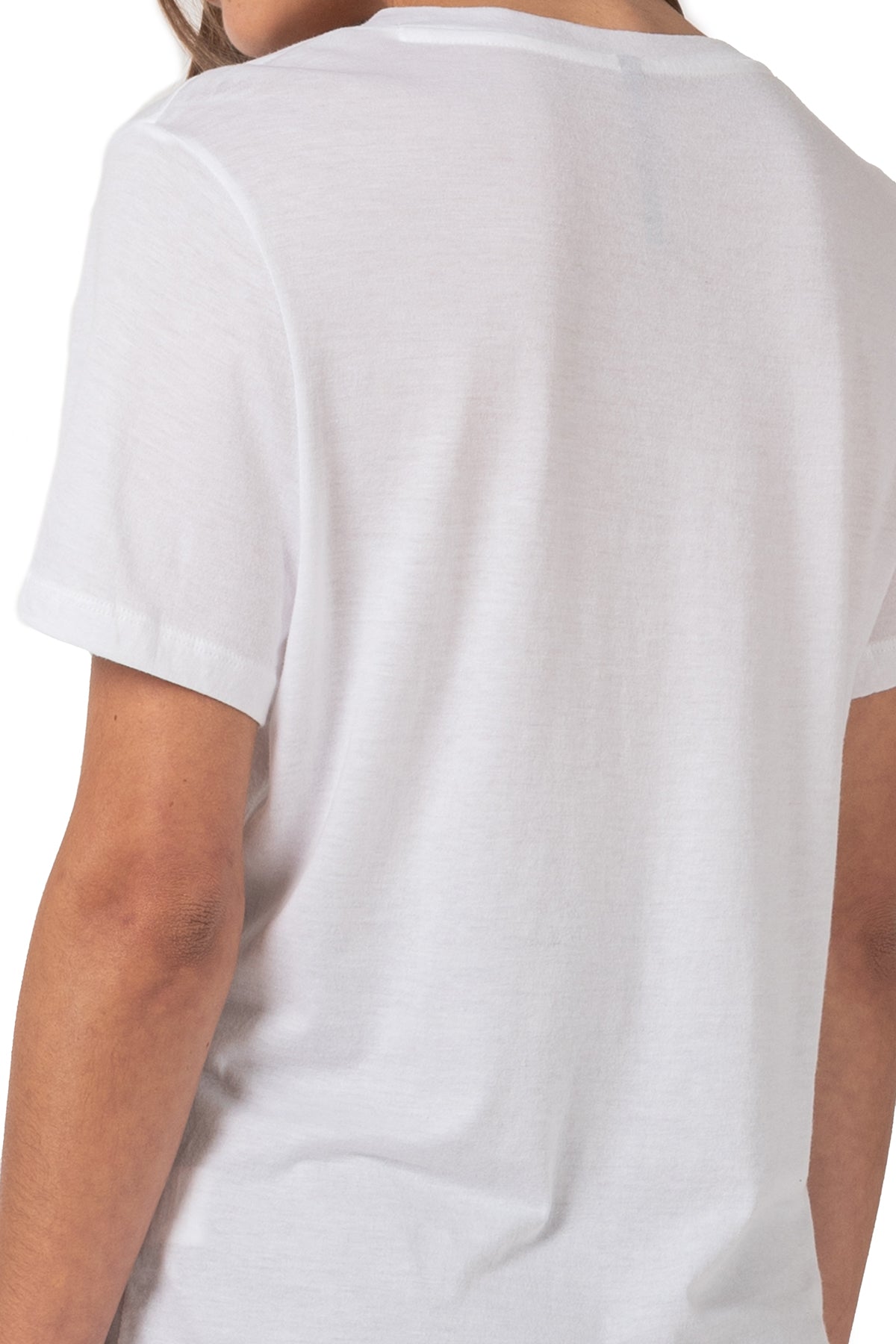 T-shirt Bliss à col en V et manches courtes