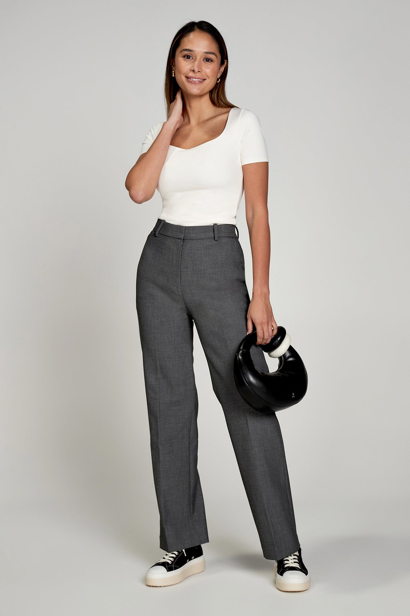 Body Hug Square Neck Tee