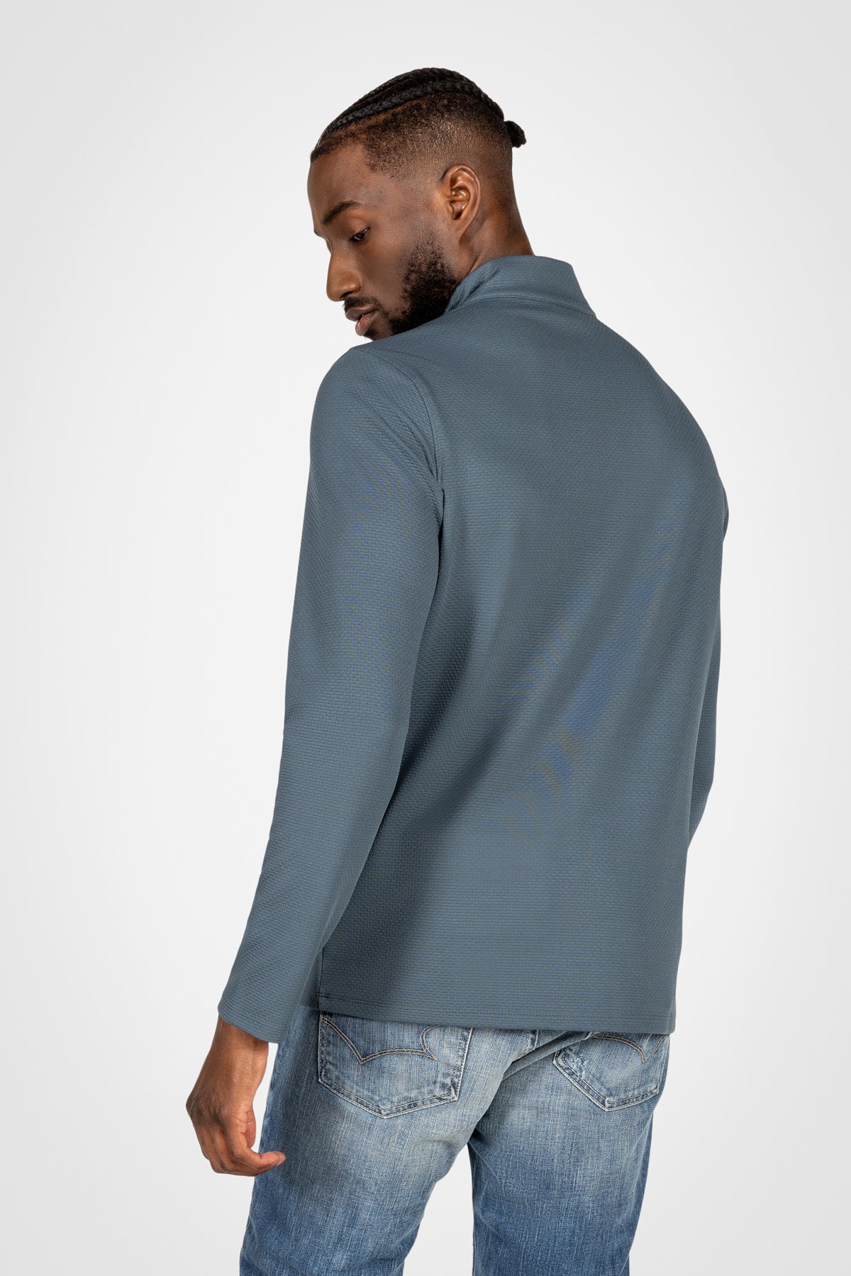 Ronaldo Zip Mock Top