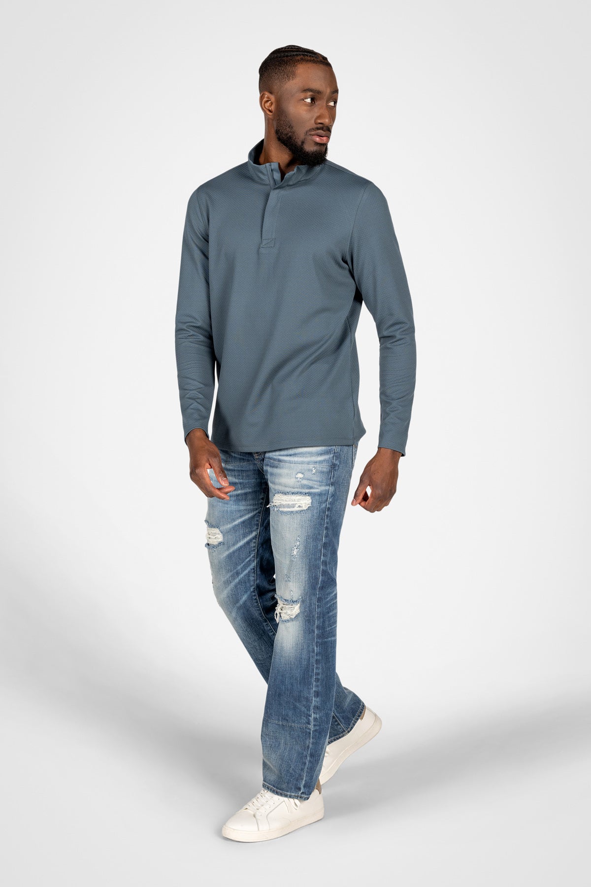 Top ras du cou zippé Ronaldo