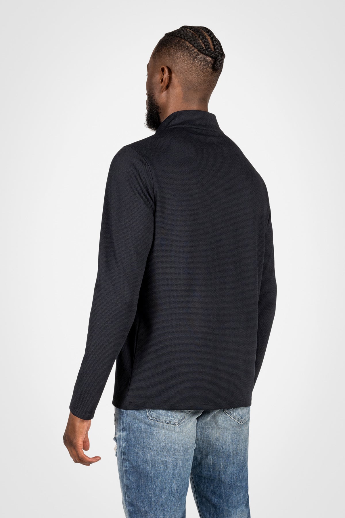 Ronaldo Zip Mock Top