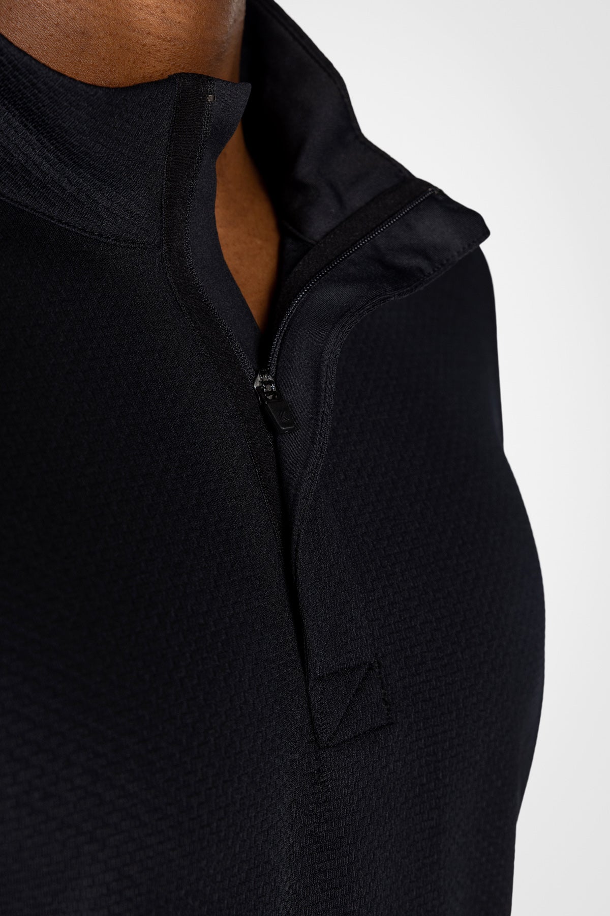 Ronaldo Zip Mock Top