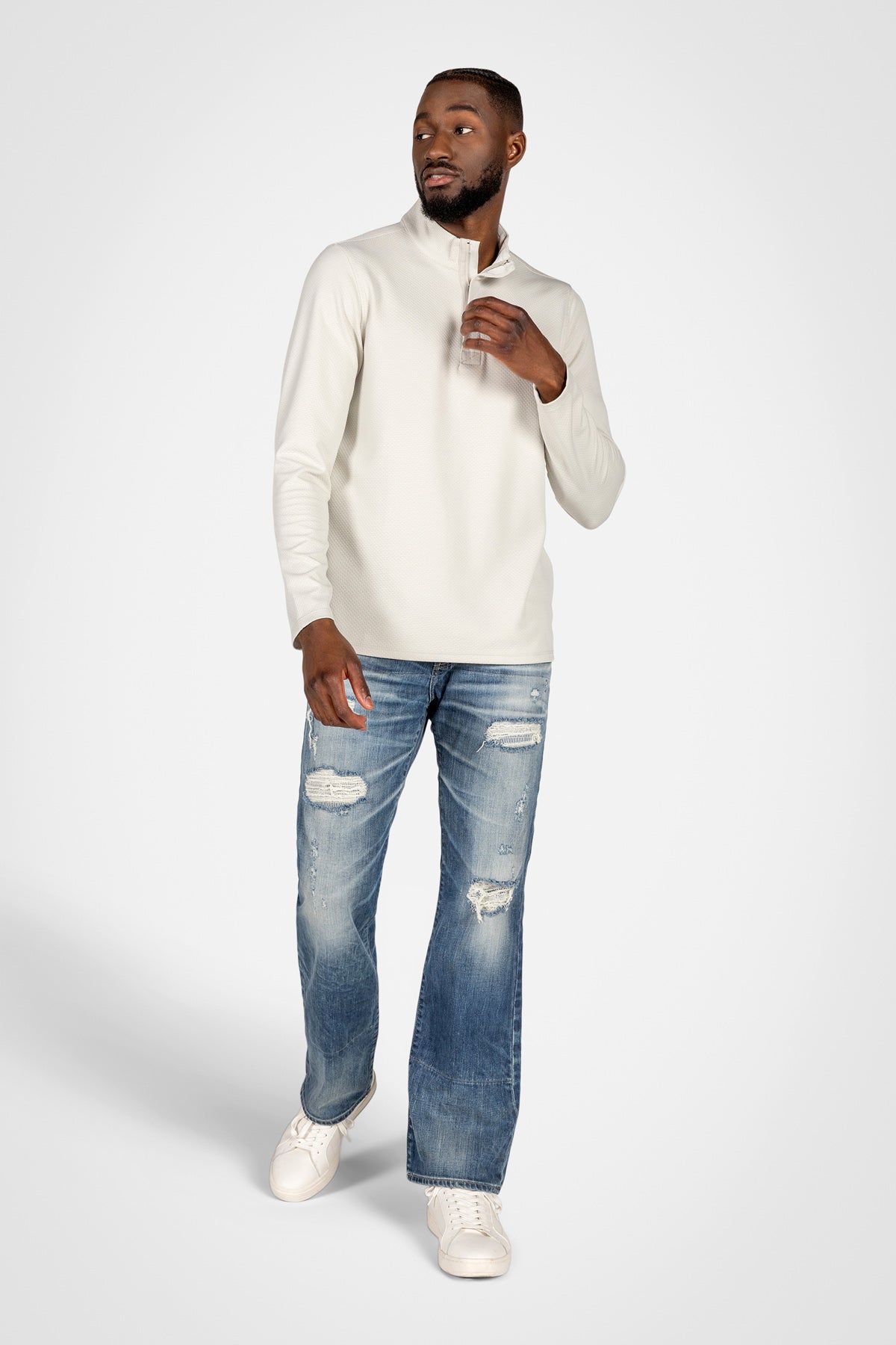 Top ras du cou zippé Ronaldo