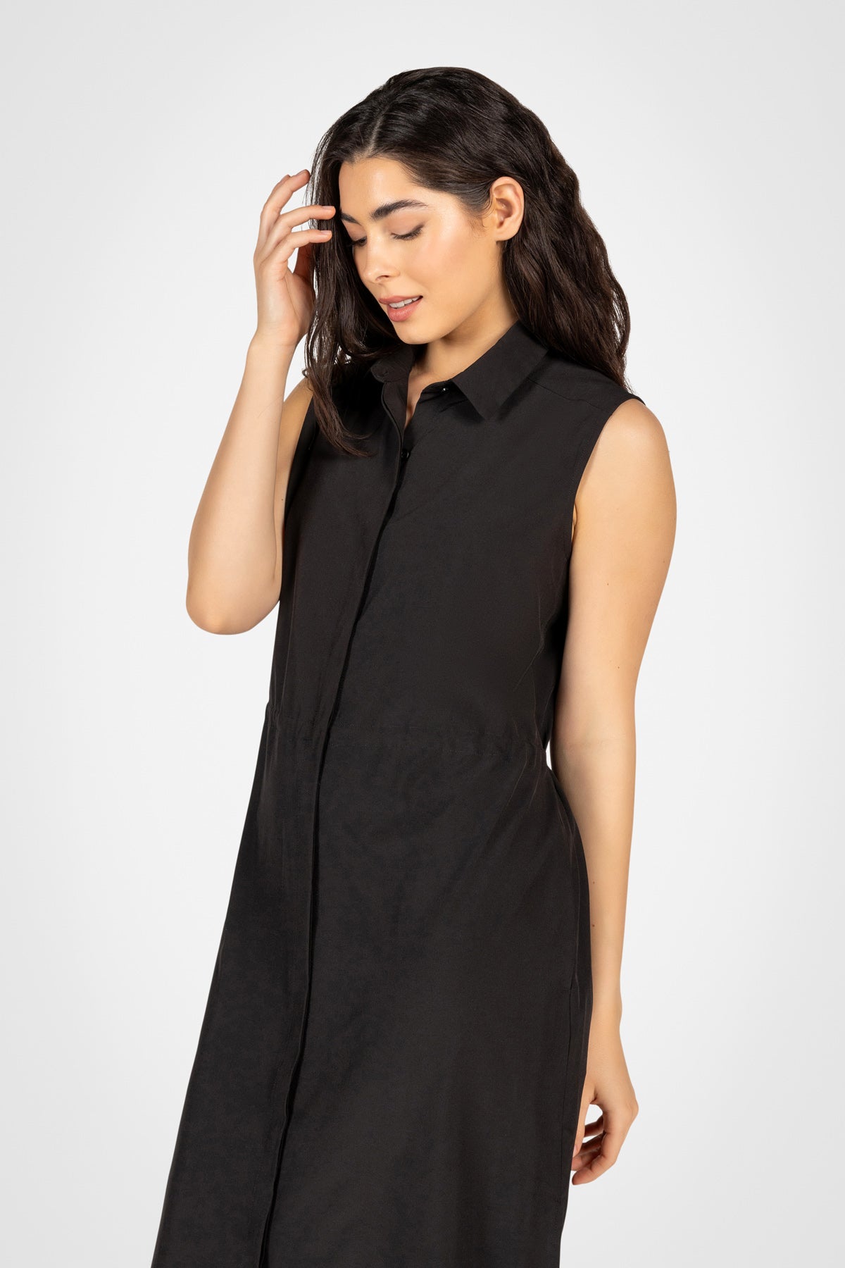 Robe chemise longue Flowline