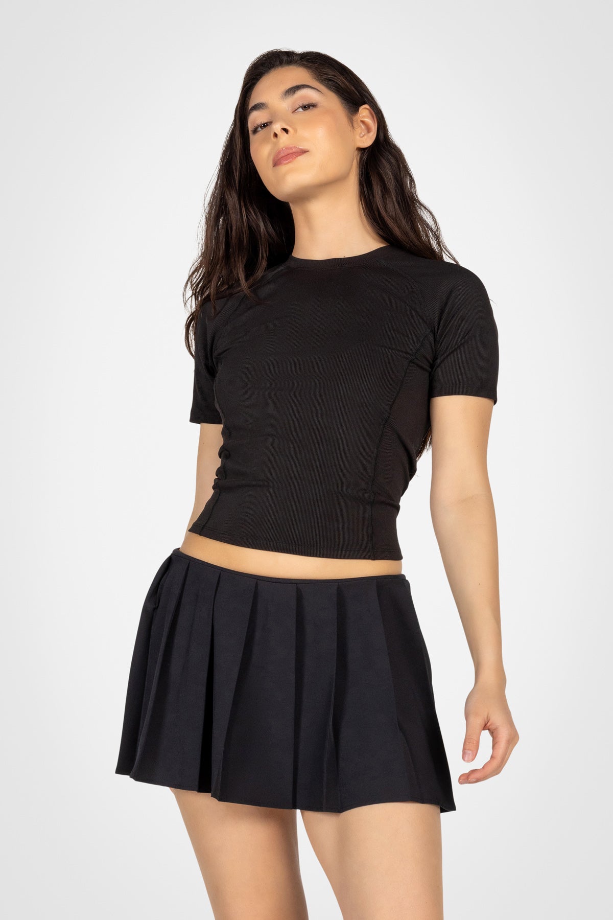 T-shirt côtelé SilkEase