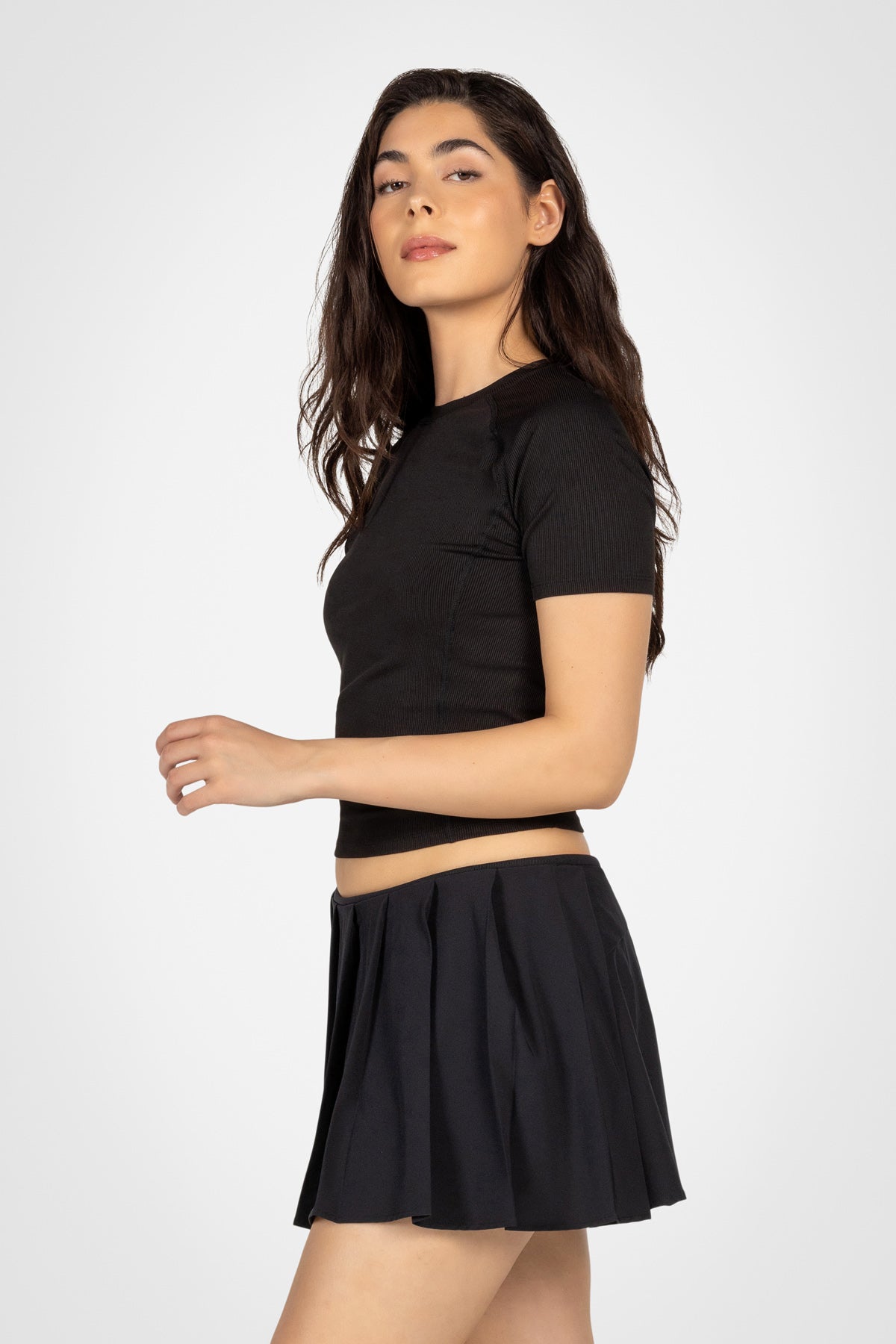 T-shirt côtelé SilkEase