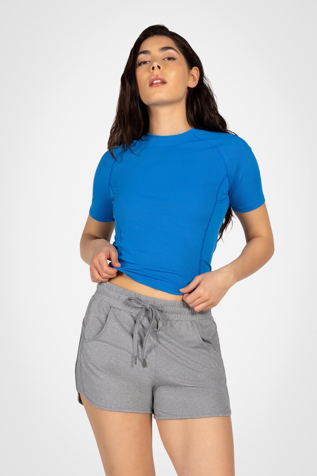 T-shirt côtelé SilkEase