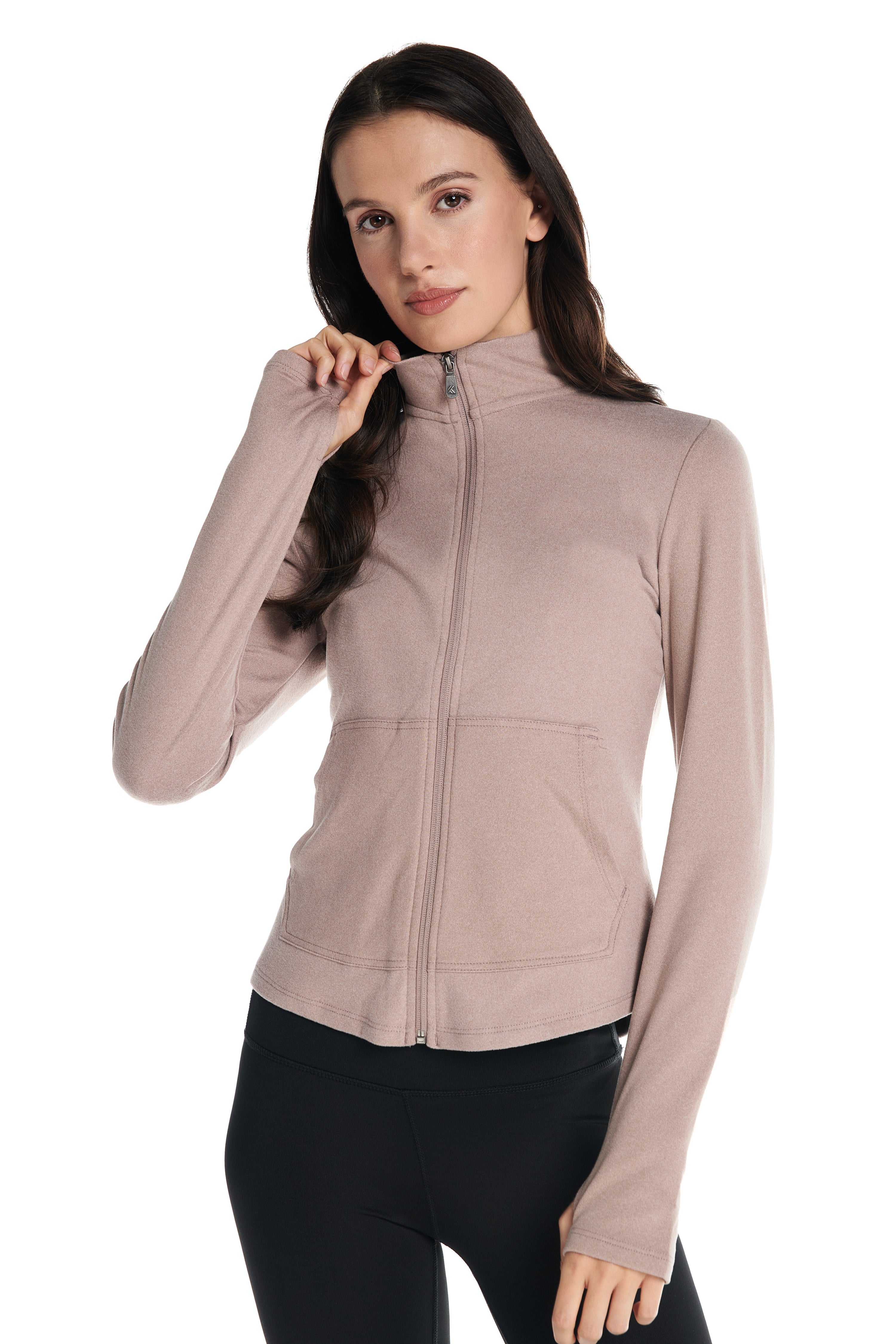 Aspen Lightweight Zip Up Long-Sleeve Sweater