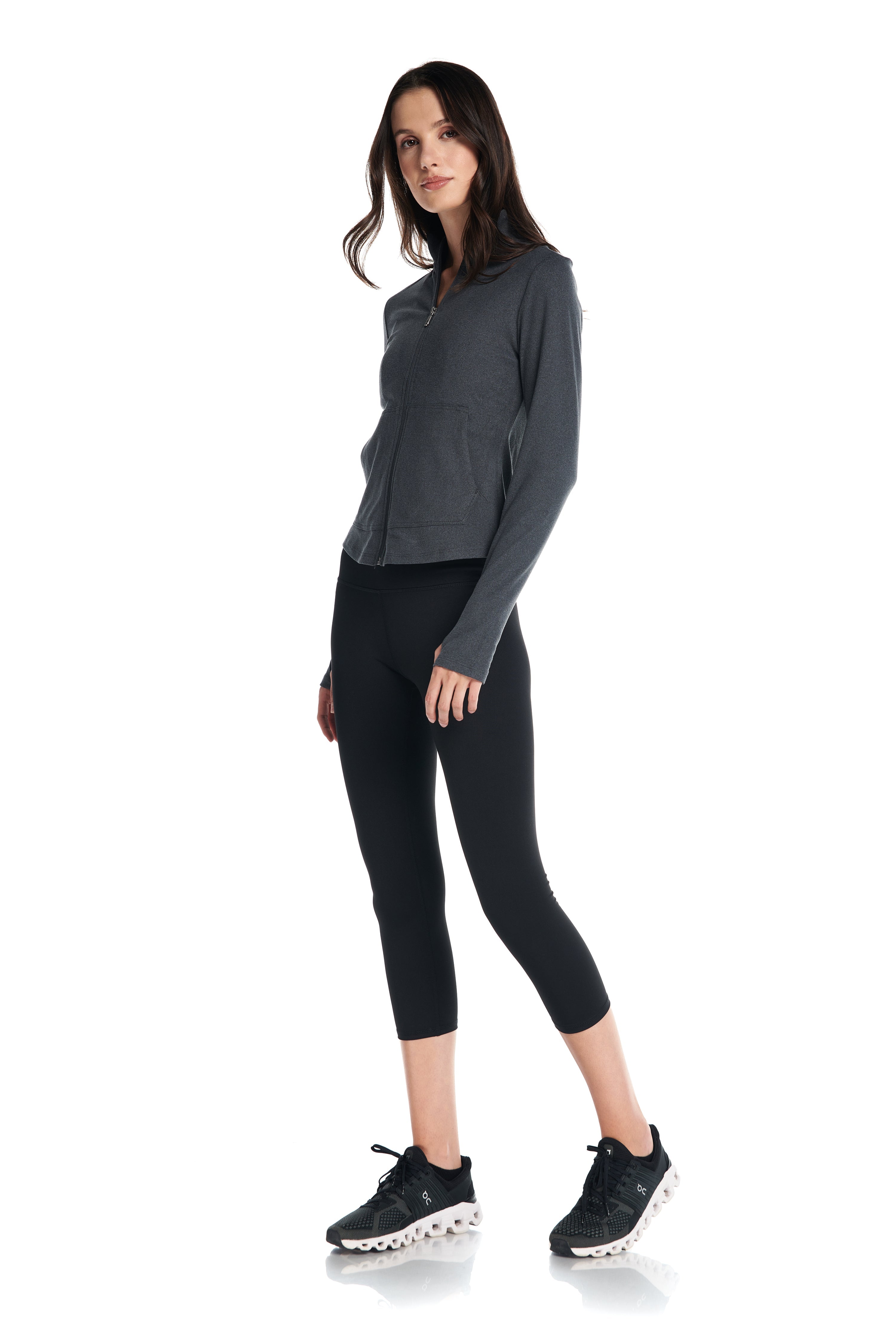 Aspen Lightweight Zip Up Long-Sleeve Sweater