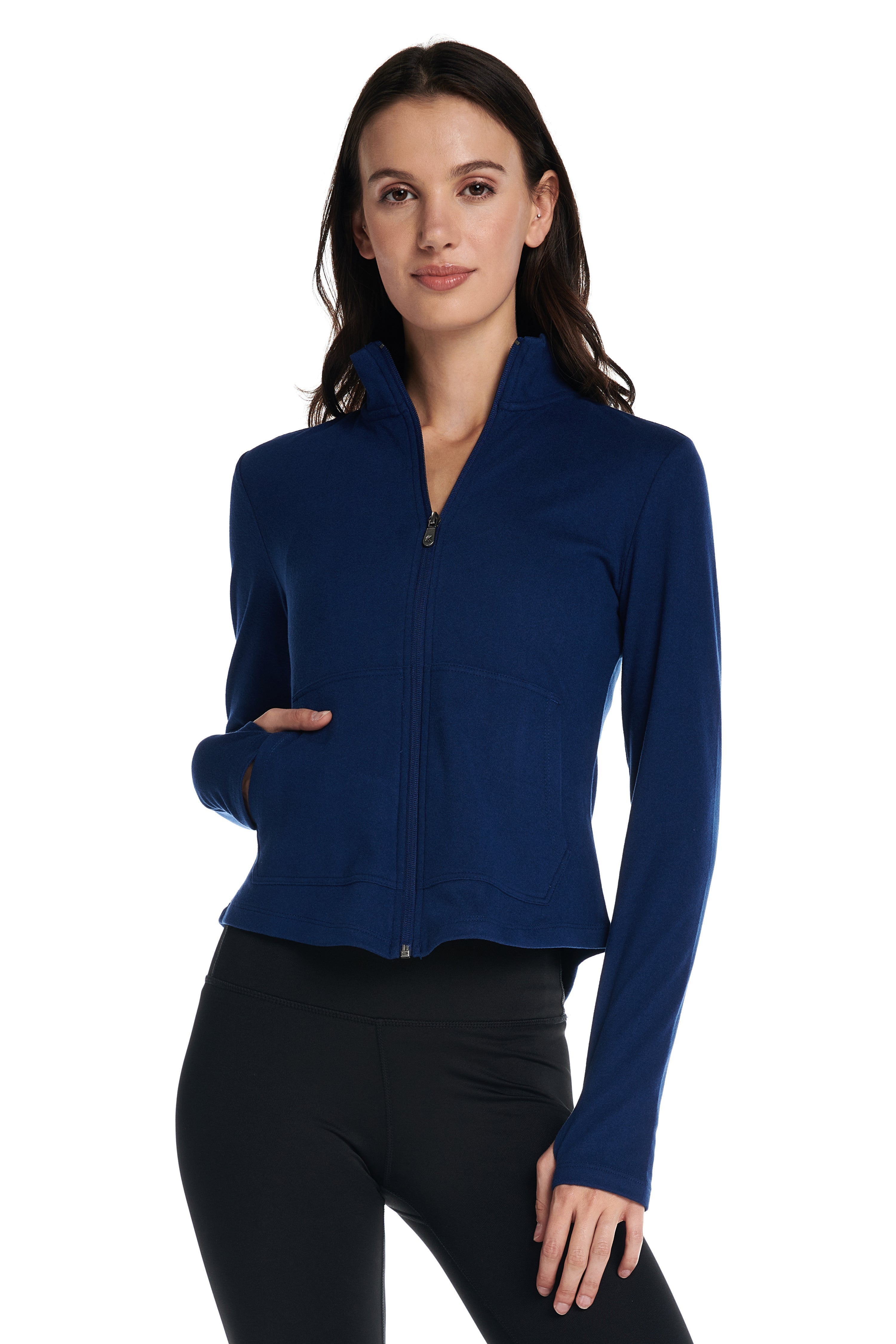 Aspen Lightweight Zip Up Long-Sleeve Sweater